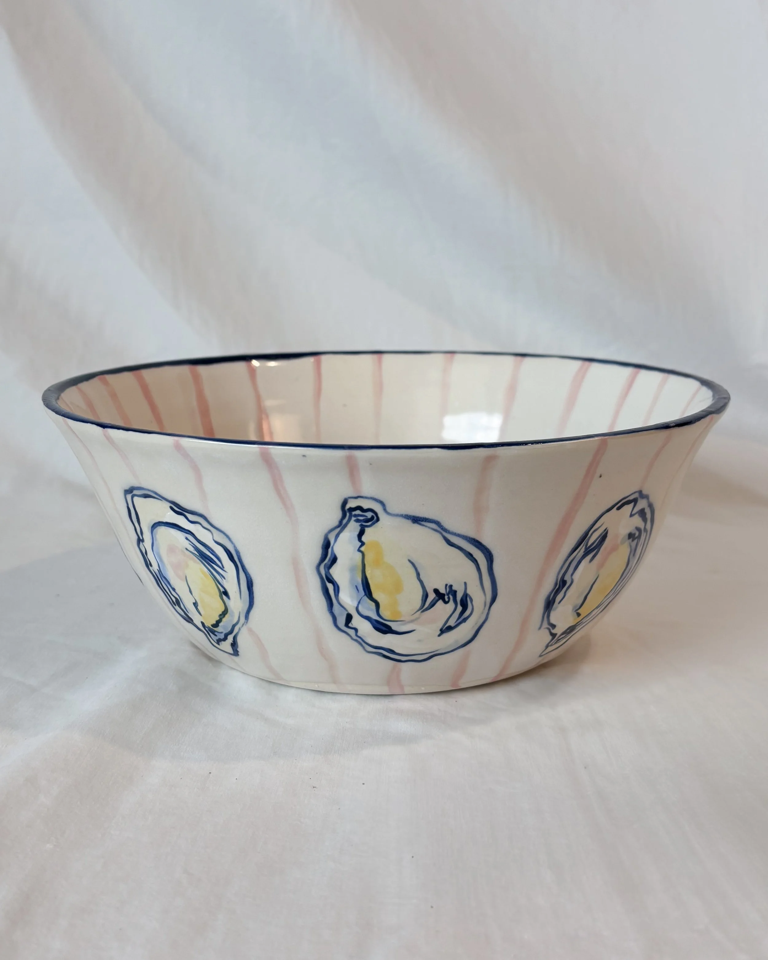 Large Oyster Serving Bowl SECONDS