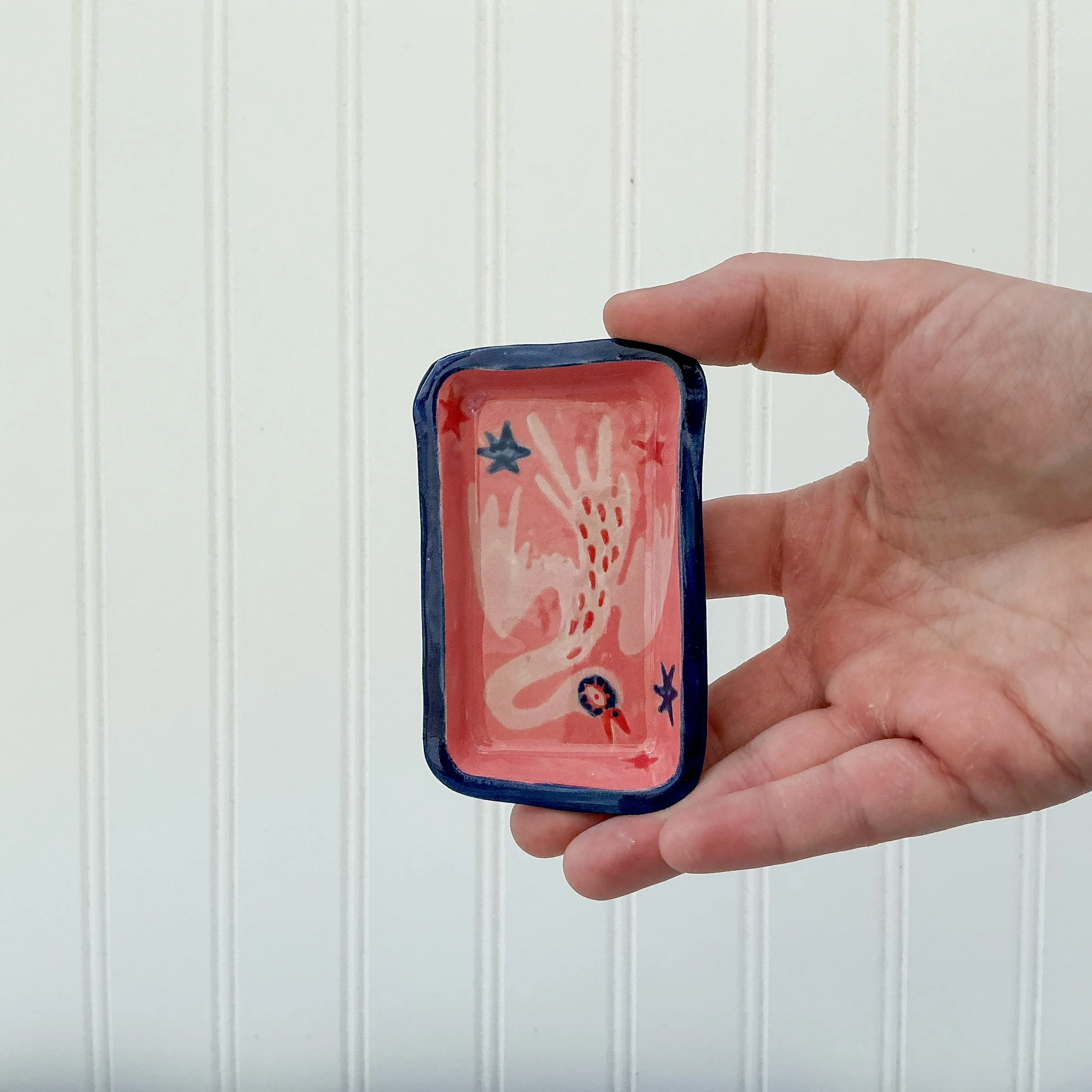 Pink Swan Ring Dish