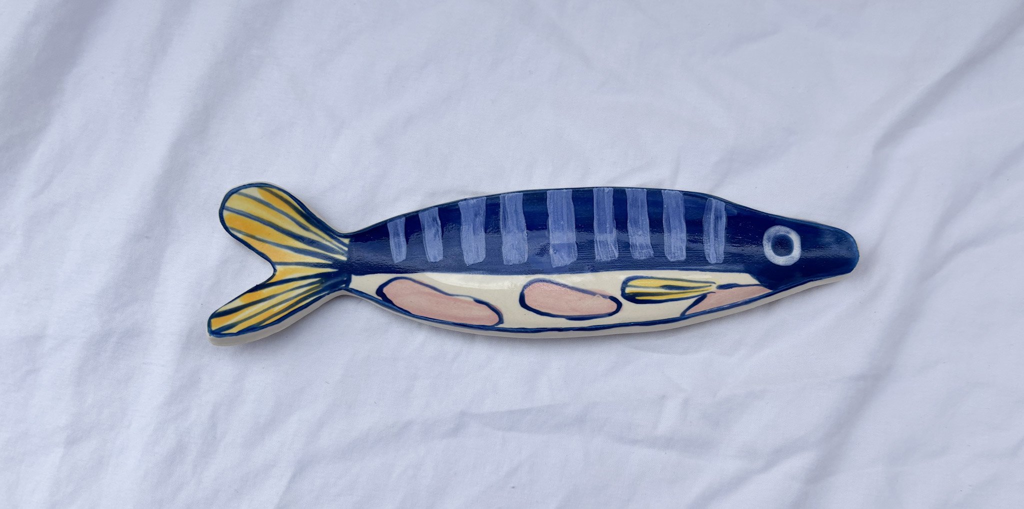 Blue Fish Ring Dish