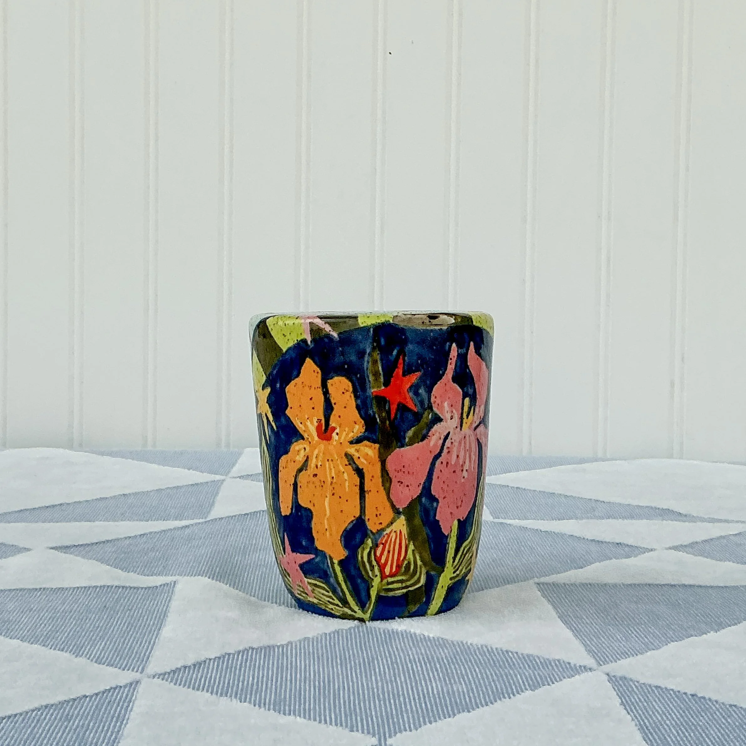 Irises Travel Cup