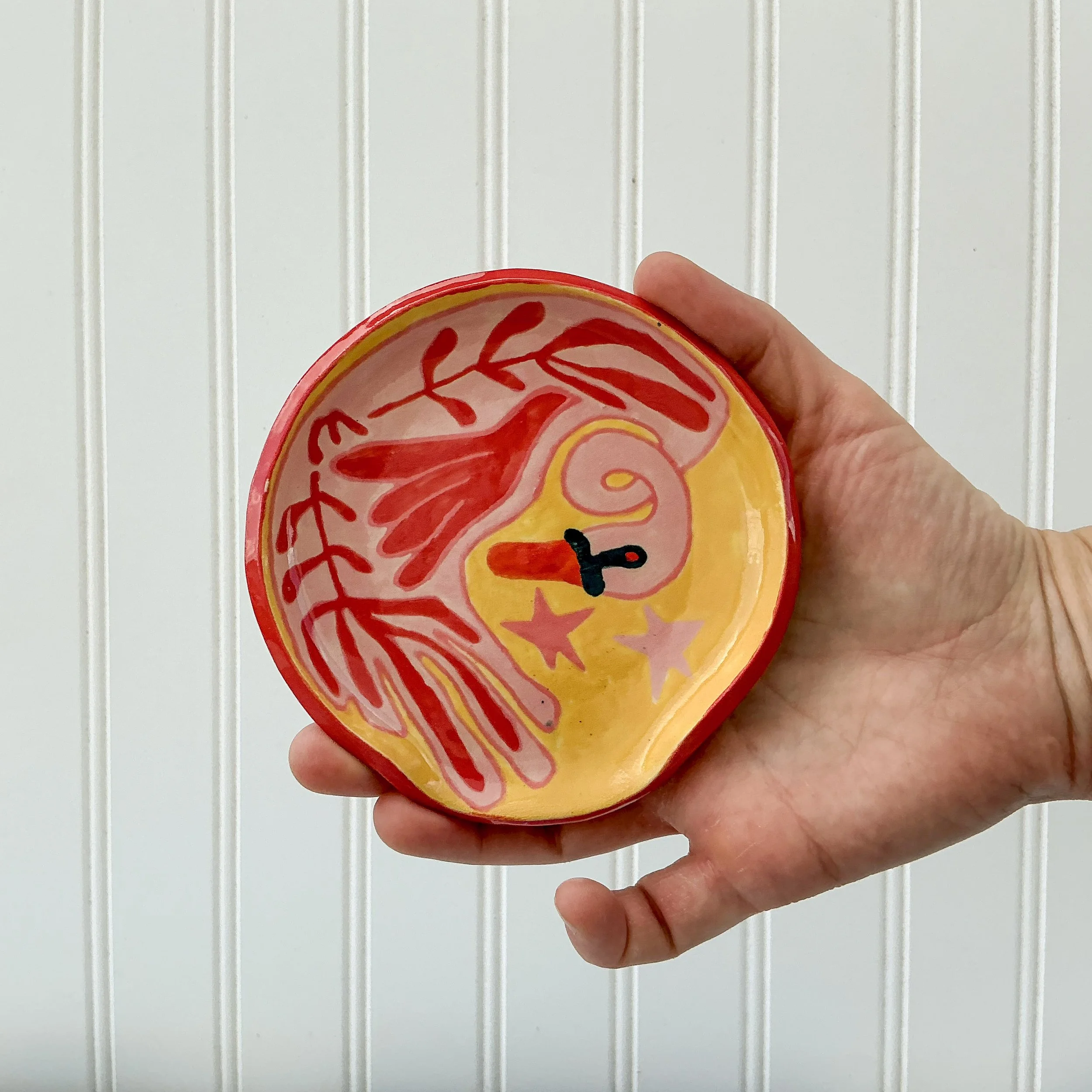 Silly Pink Swan Spoon Rest