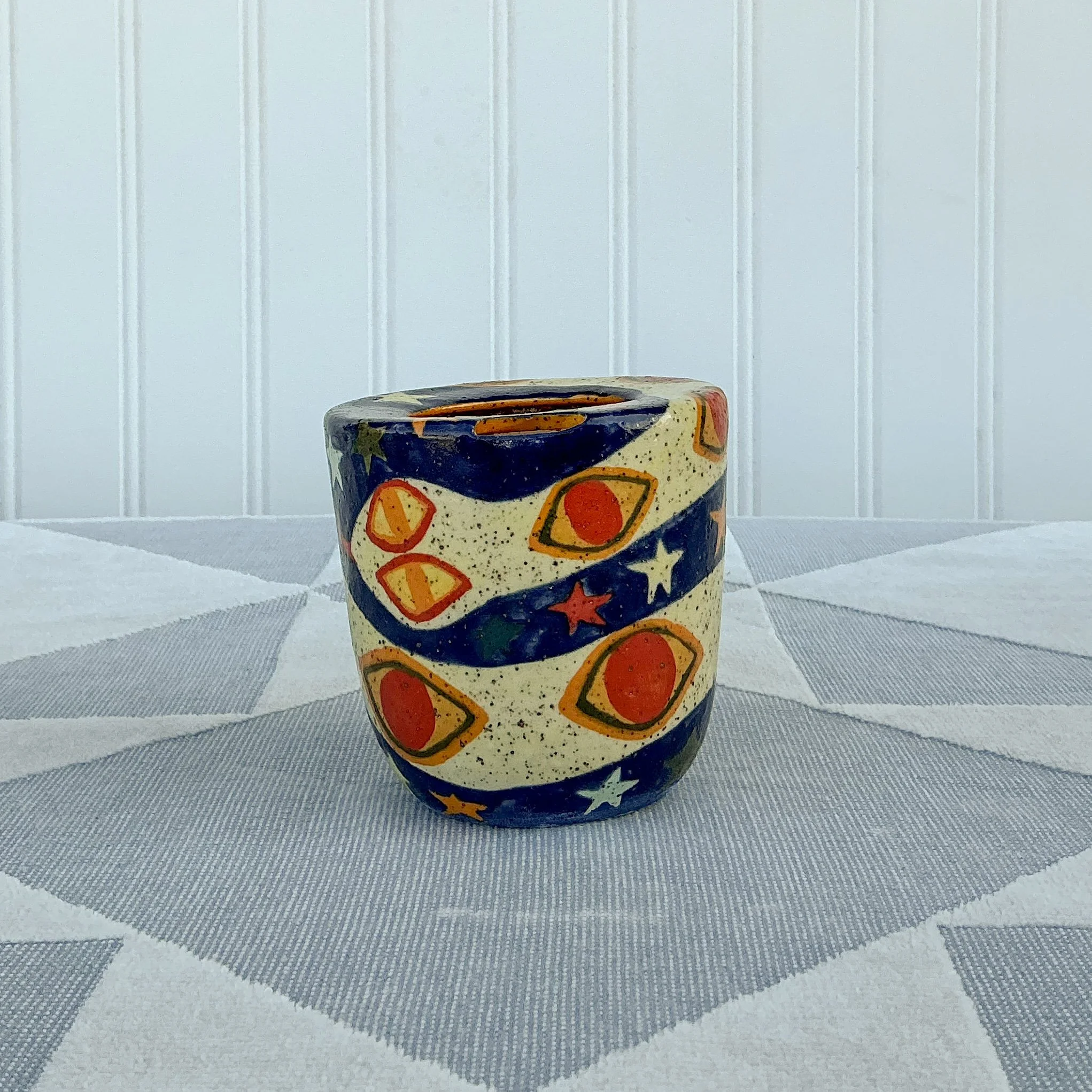 Folk Art Snake MINI Travel Cup