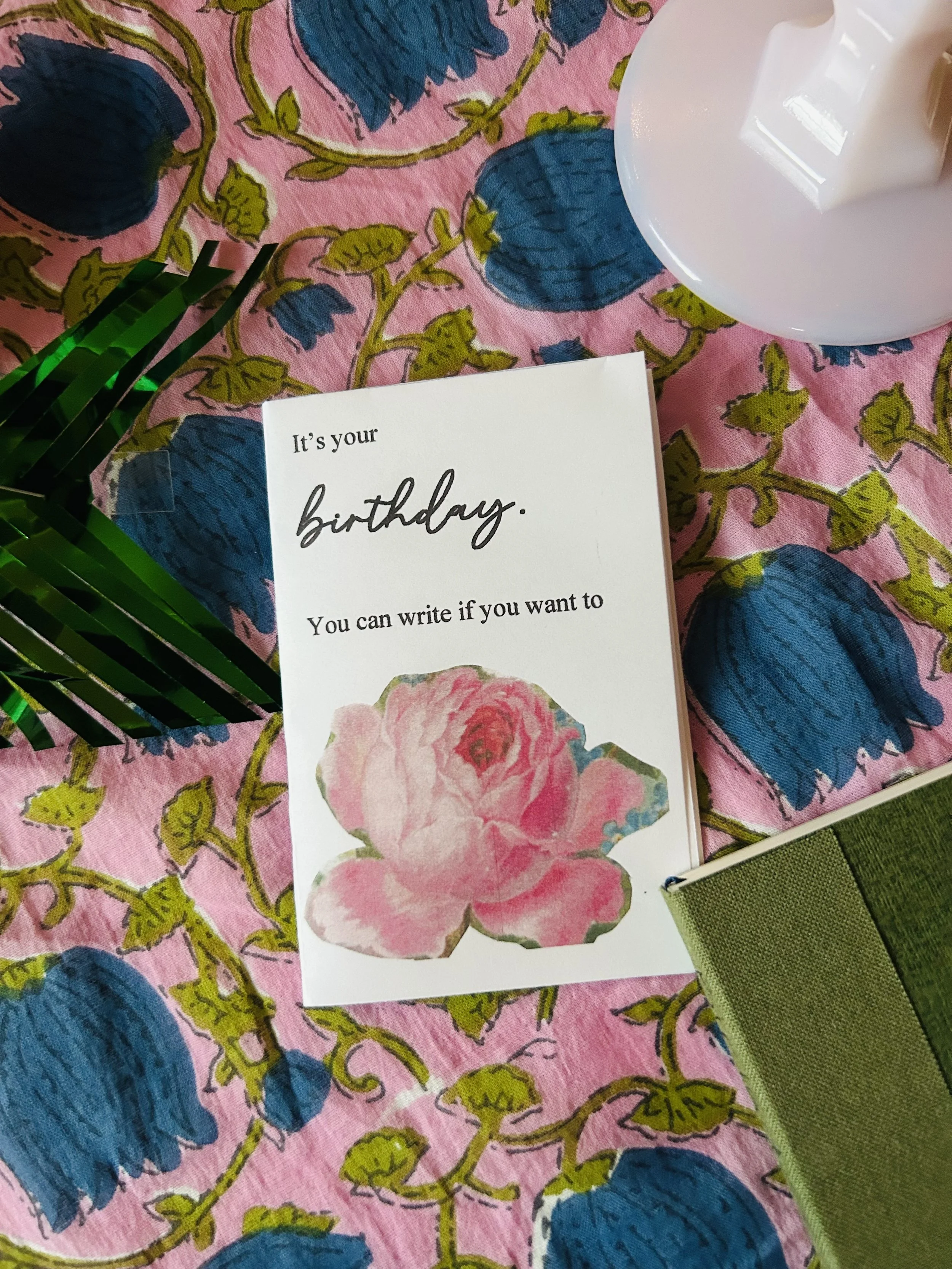 Birthday journaling zine