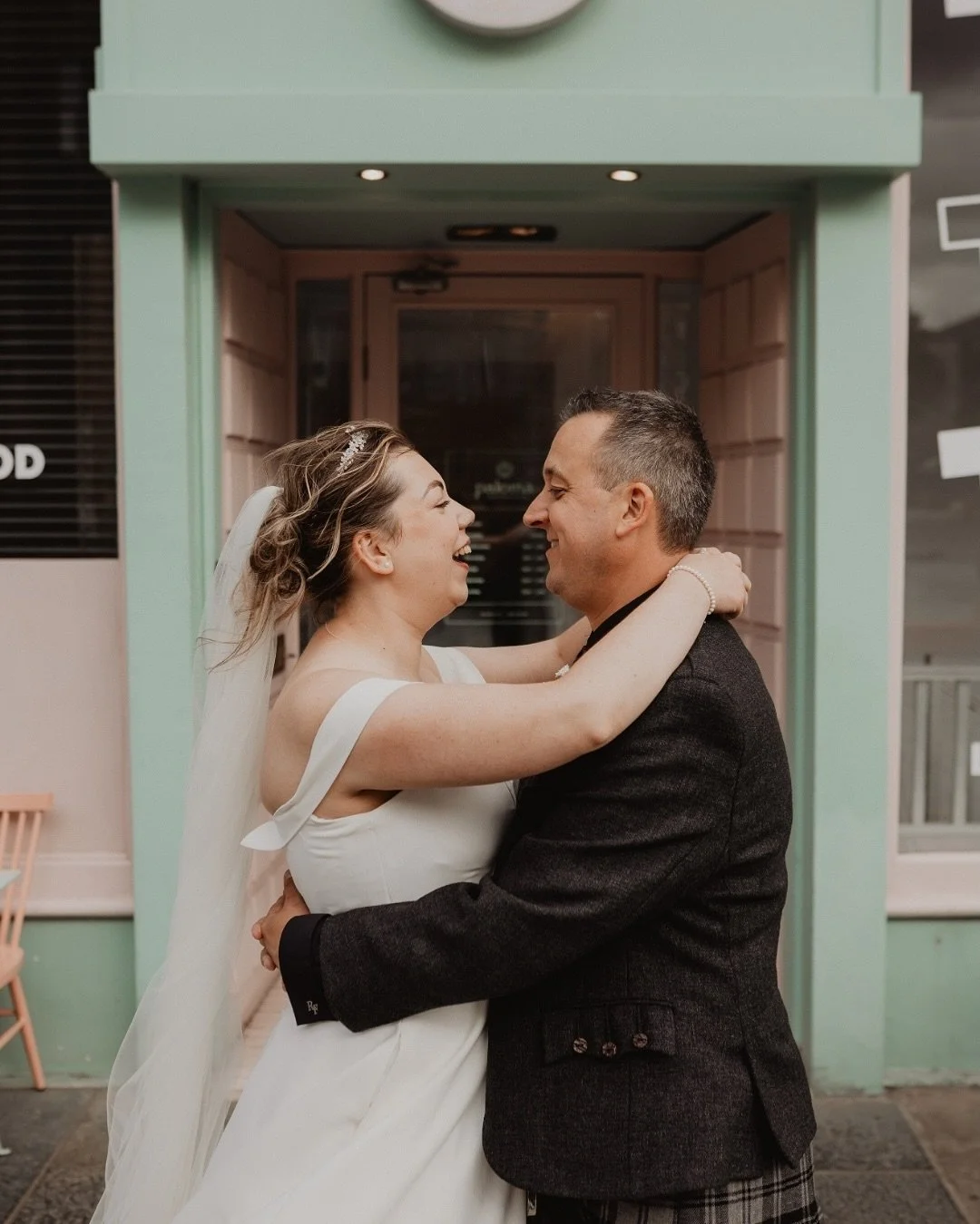 // Emma + Ross //

 A sneak peek from their epic wedding day and a roam around my favourite part of town... Leith.

&mdash;

Couple: @e.ferguson.92
Photographer: @adamlutophotography
Venue: @theolddrbells
Celebrant: @edinburghceremonies
Florist: @jui