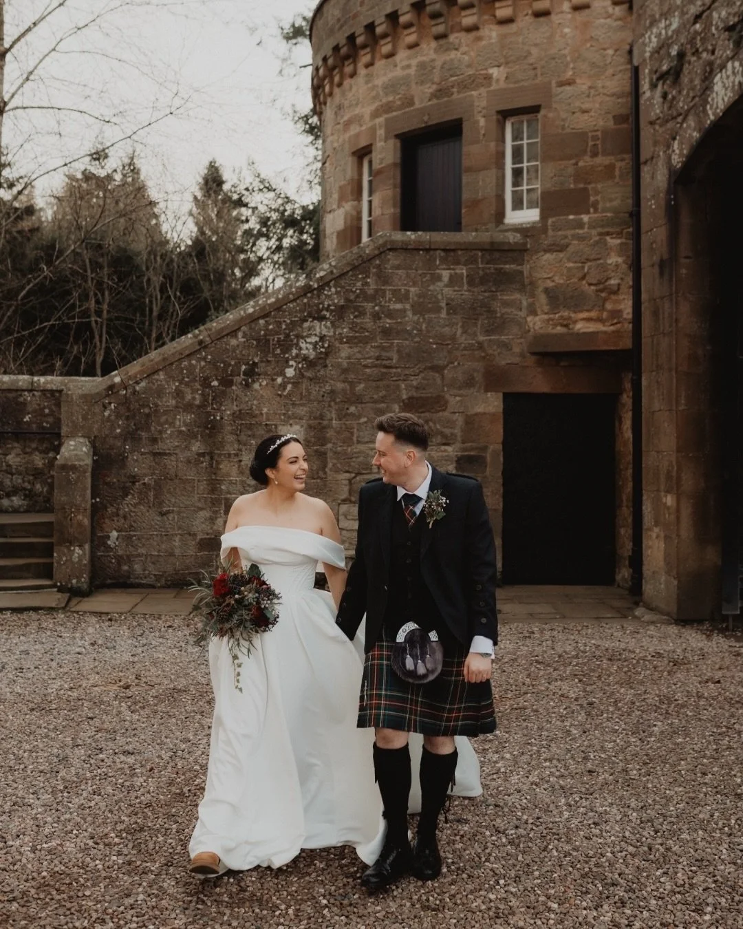 // Tilly + Ali //

Borthwick Castle Wedding

How had this epic winter castle wedding been more than a year already!?

&mdash;

Suppliers:

Couple: @alialistewart &amp; @tillymstewart1 
Venue: @borthwickcastle
Celebrant: @lucyhadencelebrant
Caterer: @