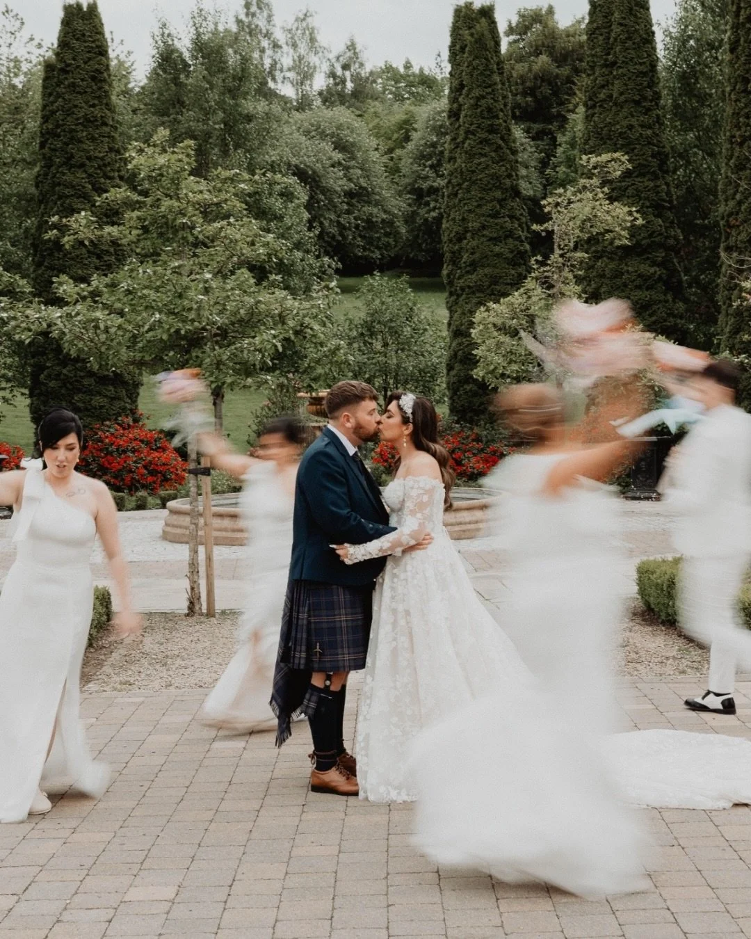 // Chloe + Darren //

Absolute scorcher of a day ☀️ for these two belters. This wedding was a blast! 

&mdash;

Suppliers:

Photographer: @adamlutophotography
Venue: @crossbasketcastle
Celebrant: @the_gentleman_celebrant
Florist: @wild_flower_worksho