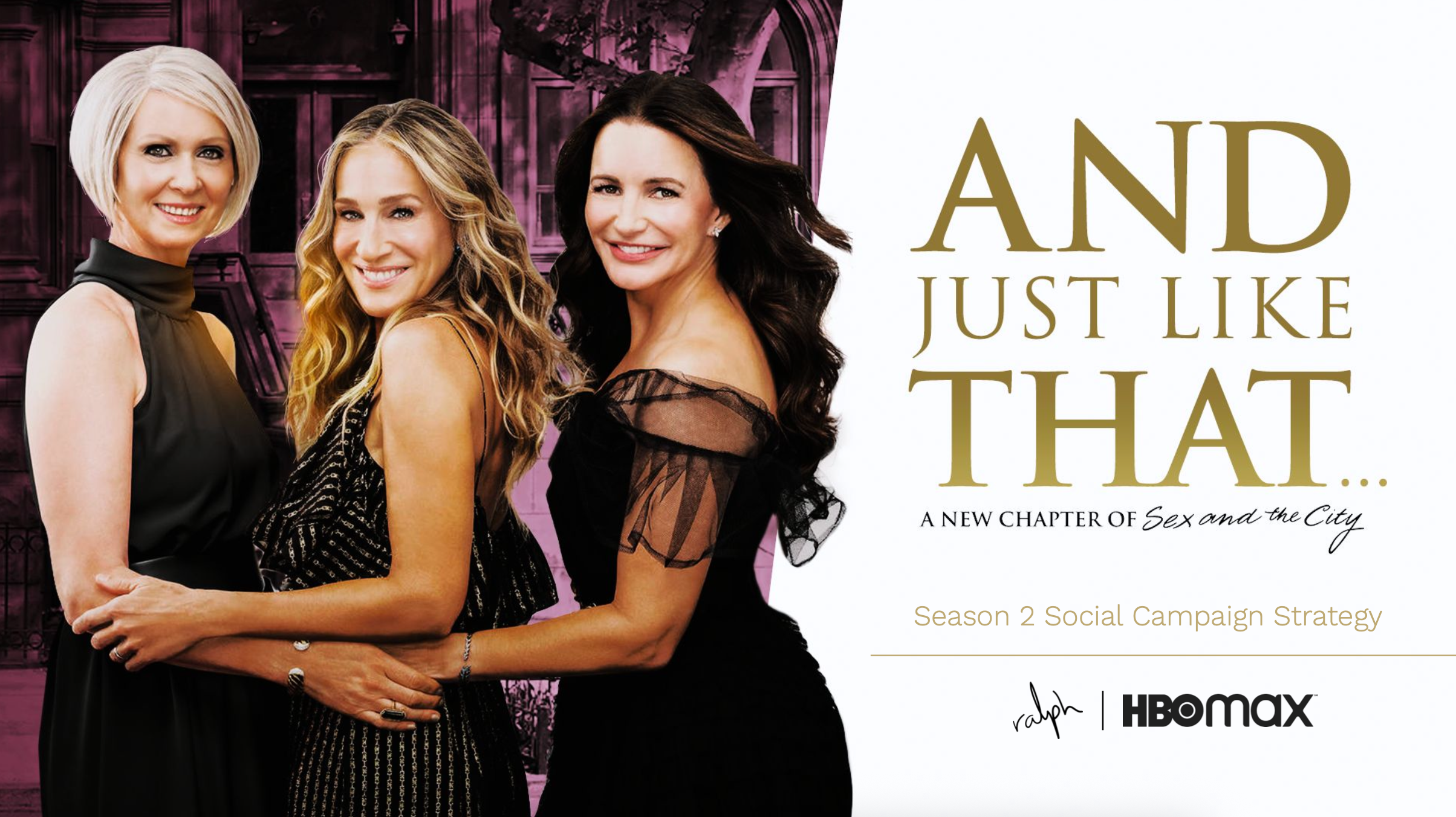 Winning pitch deck for And Just Like That on Netflix