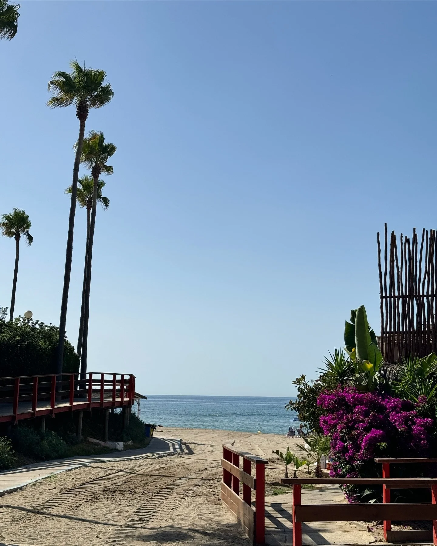 Summer Fridays at the beach 🌞 // We are booked full for the season, but have availability in September and October at the Calahonda apartment. Link in bio 🤍