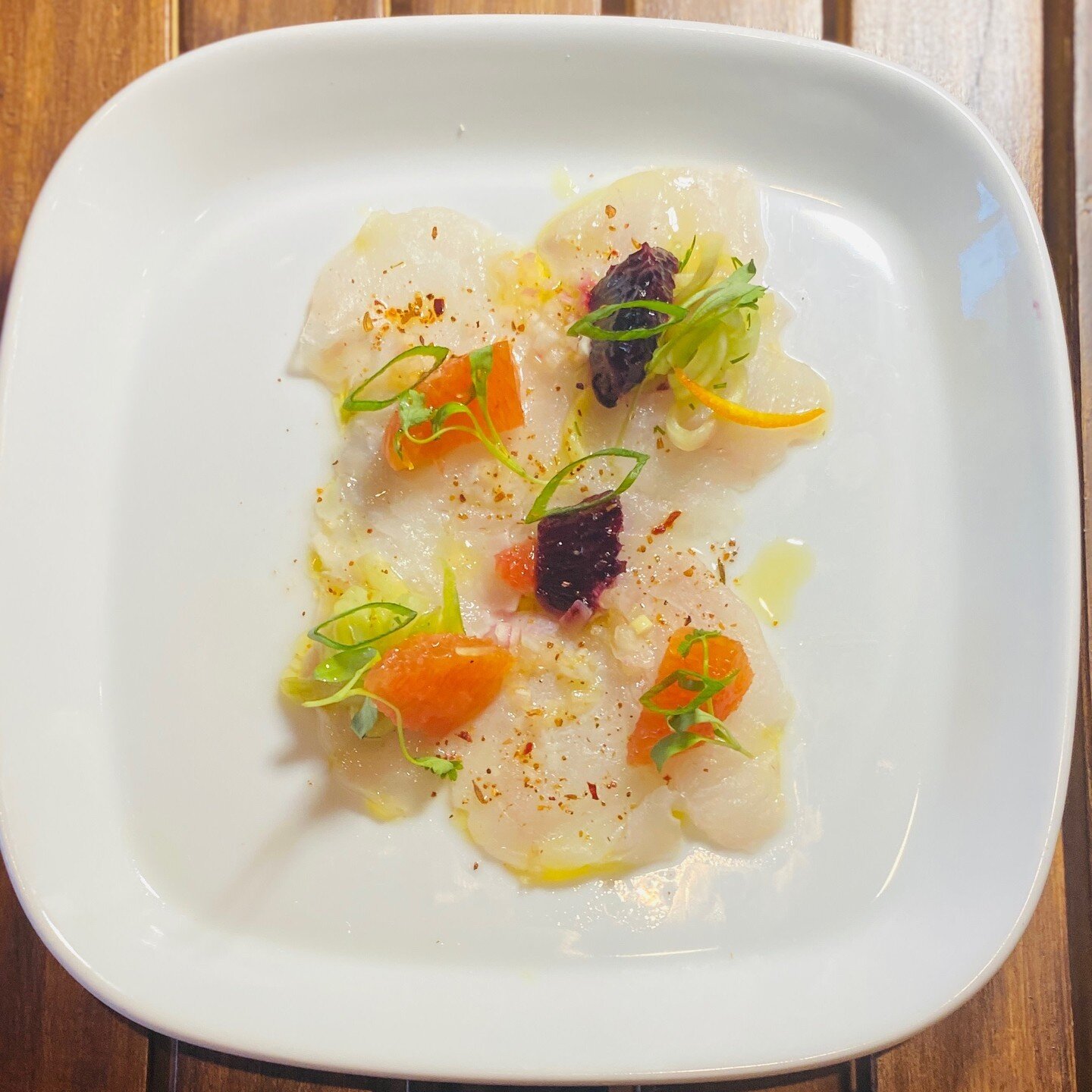 Nothing says summer is almost here like a fresh seafood crudo! What is your favorite summer seafood dish? #summertime2023