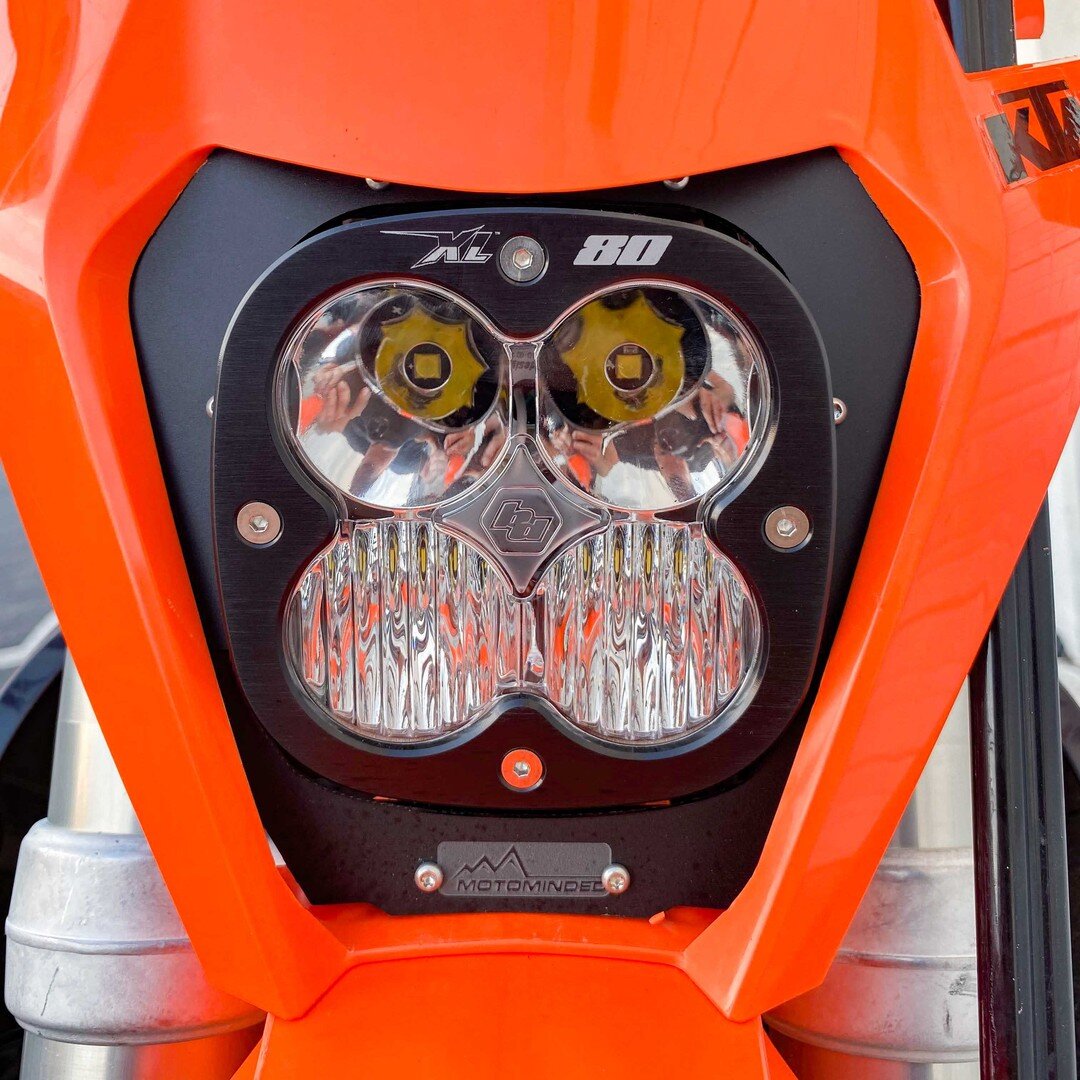 Need lights? We always recommend @bajadesigns @motominded! Check out this headlight install on a KTM.