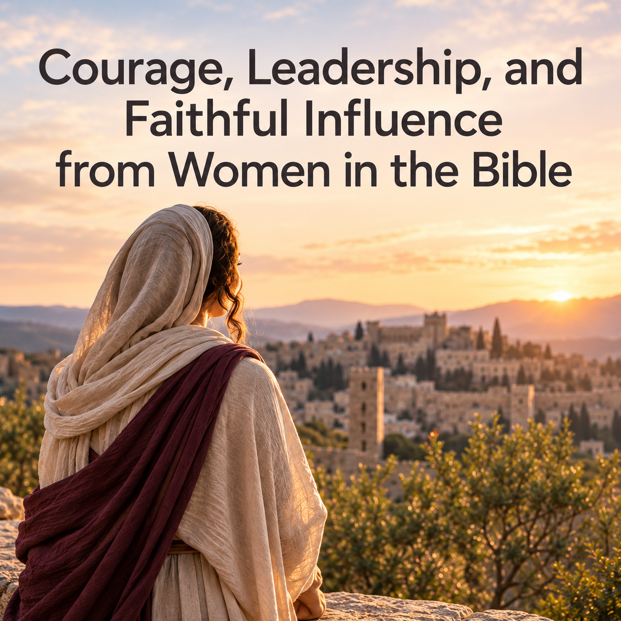 Courage, Leadership, and Faithful Influence from Women in the Bible