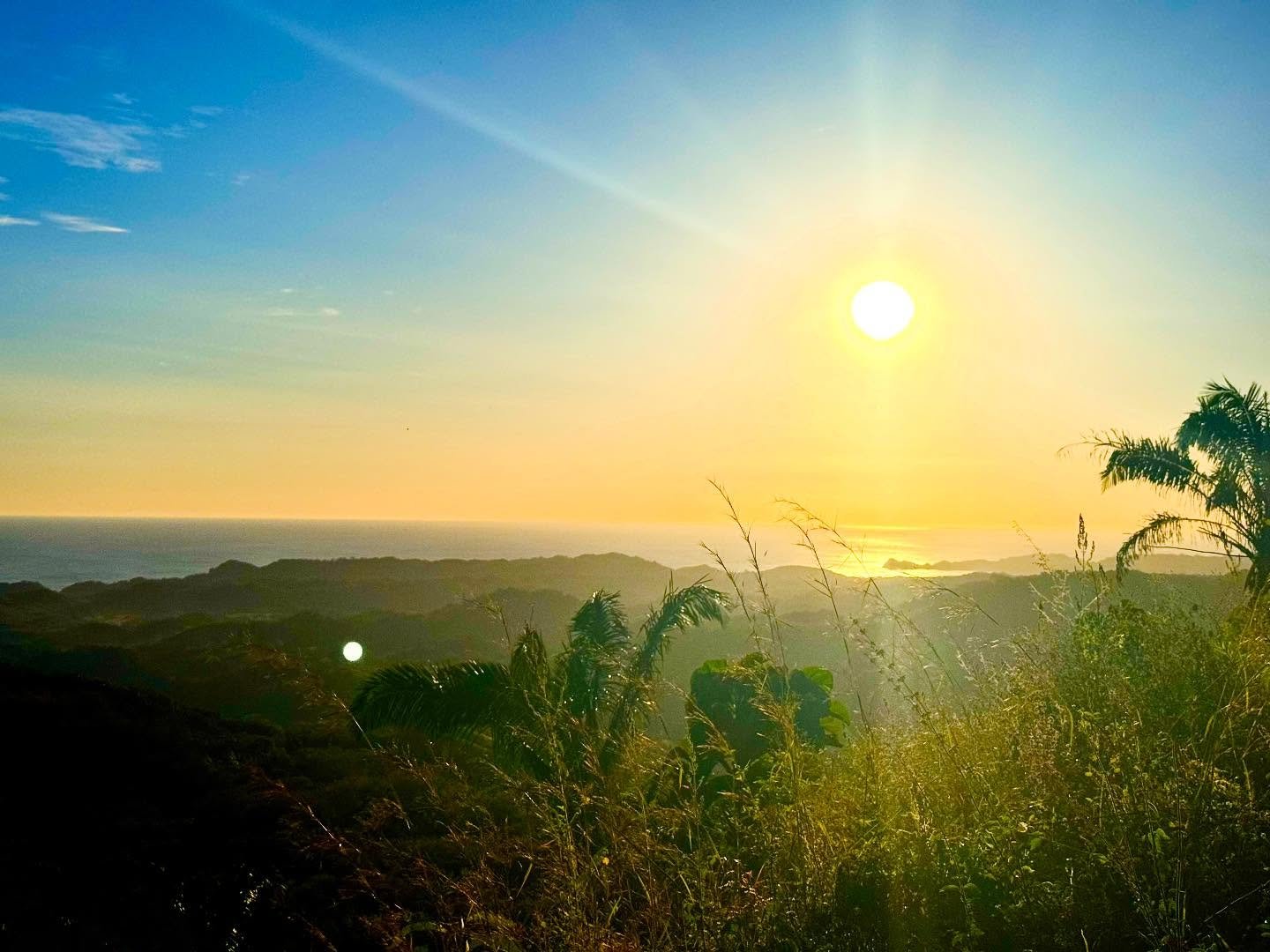 We live between hemispheres.

Half the year in the north, on the Maine coast in Brooksville, half in the south, in Naranjalito, Guanacaste.  Two quite remote and rural spots.
Summer on the Maine coast.  Winter in the hills of Guanacaste. 

Same quest