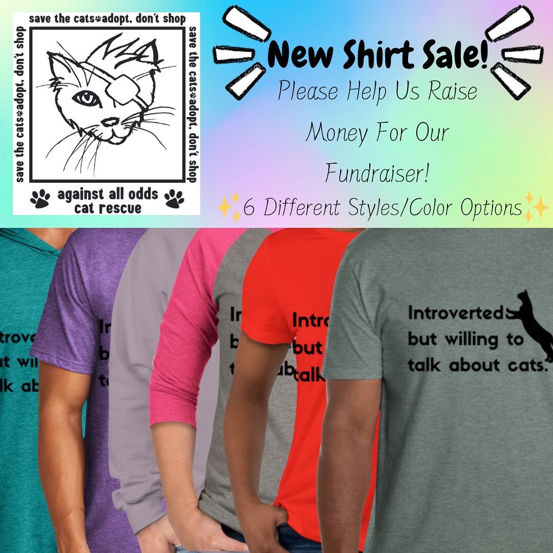 🎉 We were JUST thinking it&rsquo;s been a while since we did a shirt sale...then a volunteer had a fun idea for one... so here it is!! Please take a look at our most recent fundraiser - share the posts and tag your friends who can relate to this one