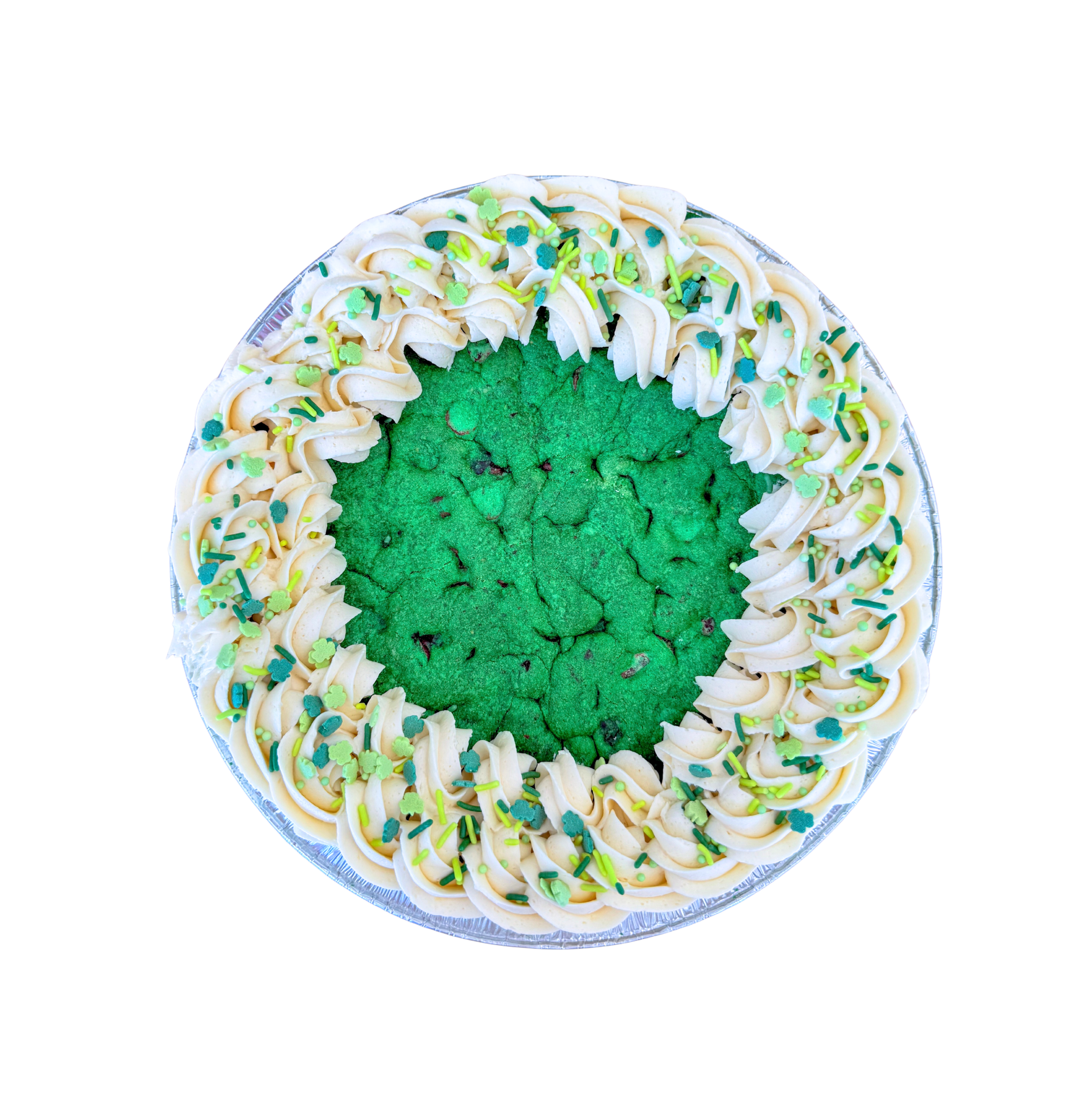 (GF) Mint Chocolate Chip Cookie Cake