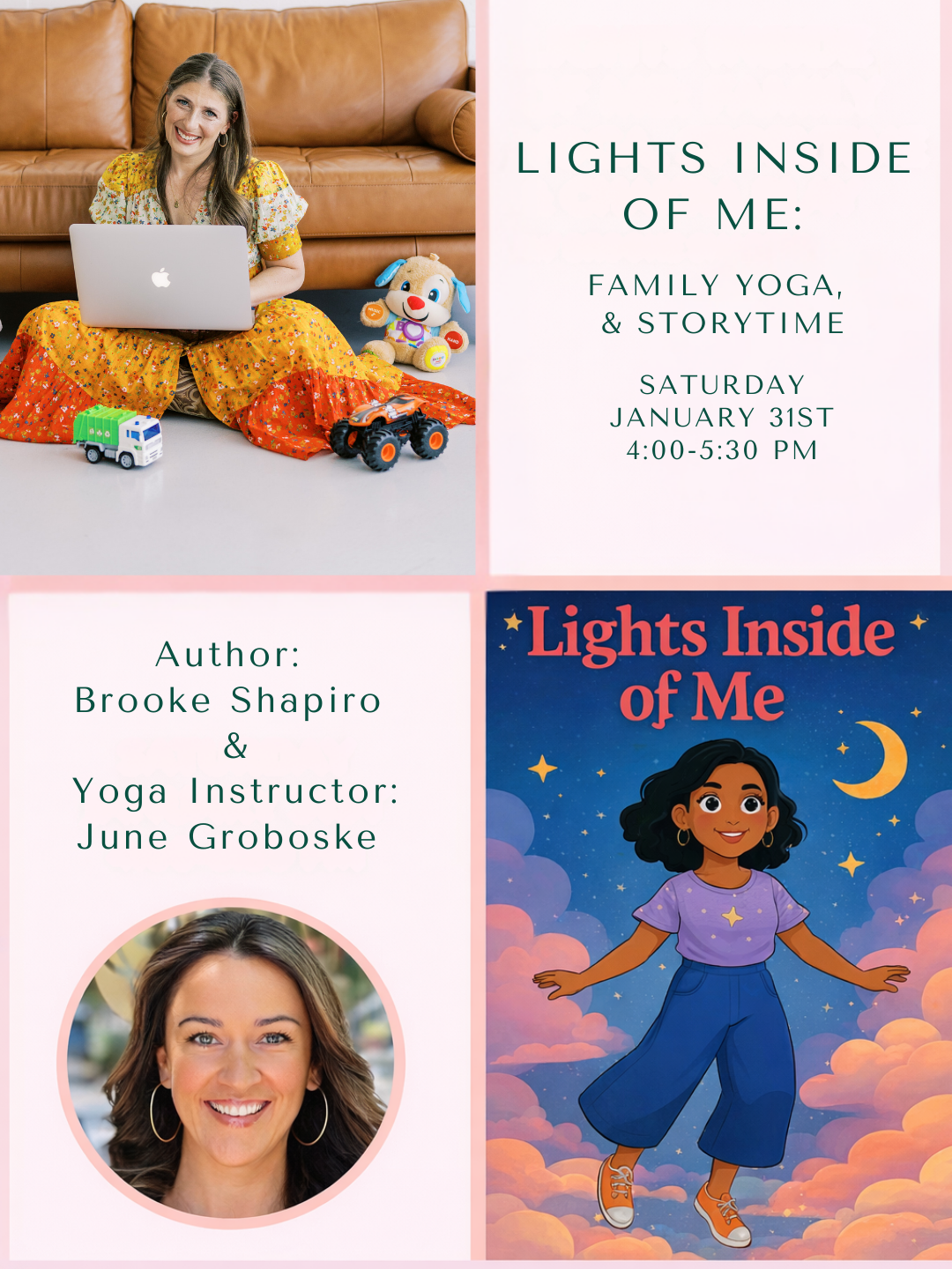 Lights Inside of Me:Family Yoga, Storytime &amp; Chakra Play with Brooke Shapiro