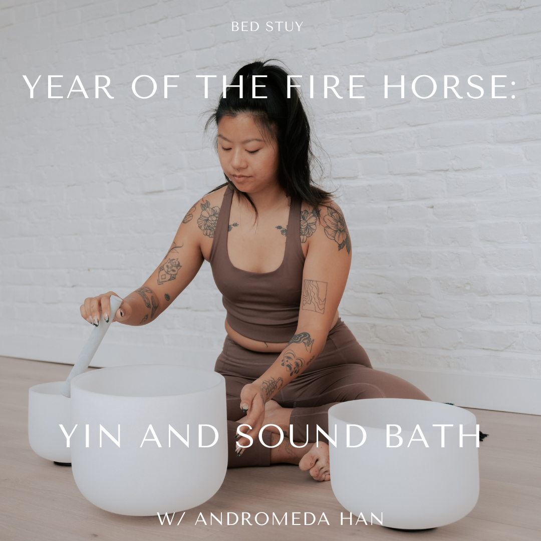 Year of the Fire Horse: Yin and Sound Bath with Andromeda Han — Arise Yoga