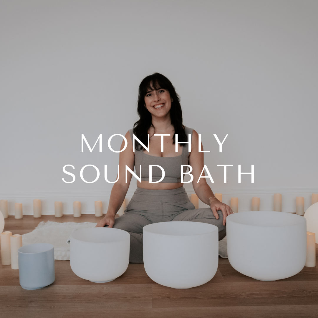Monthly Sound Bath with Ashley Frabasilio
