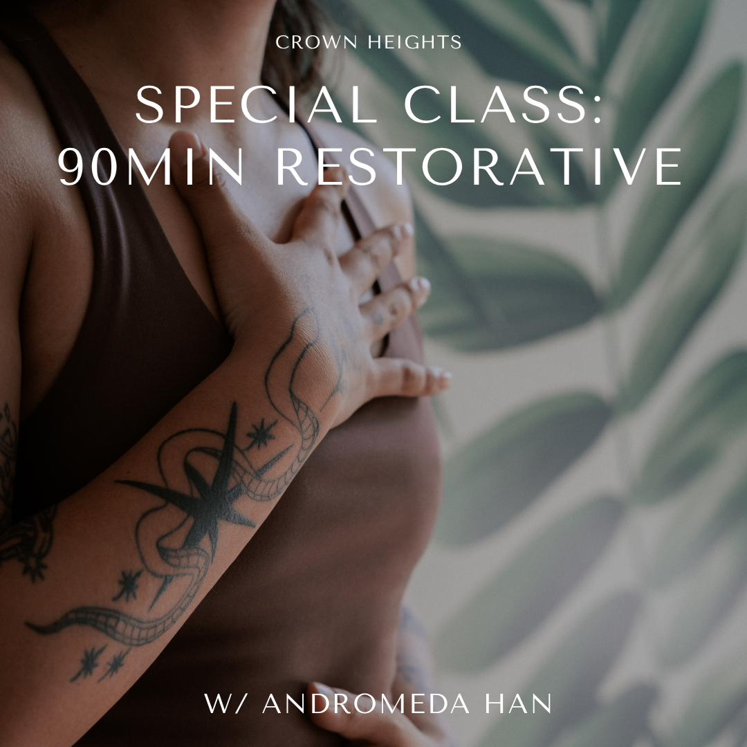 90 Minute Restorative with Andromeda Han
