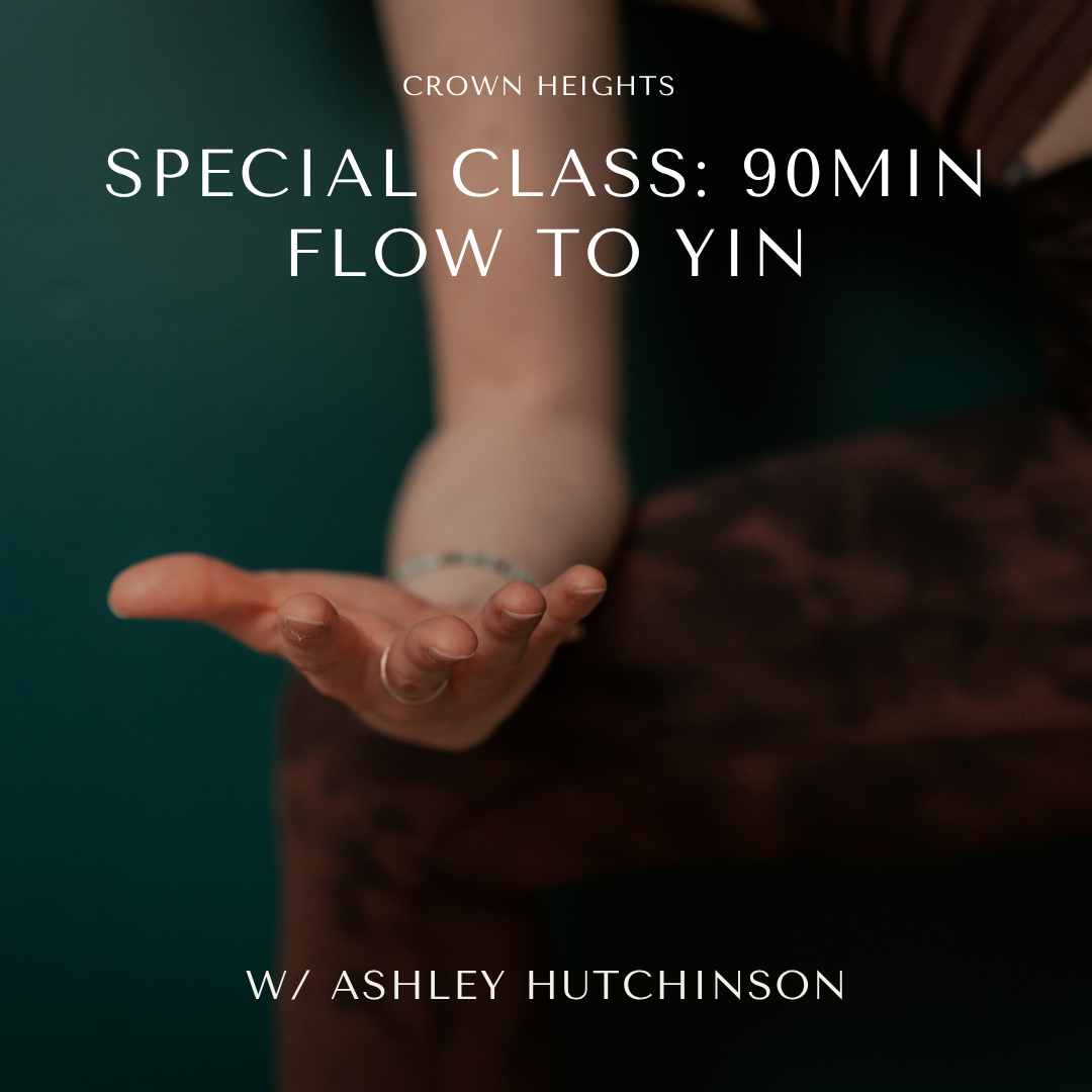 90 Minute Flow to Yin with Ashley Hutchinson