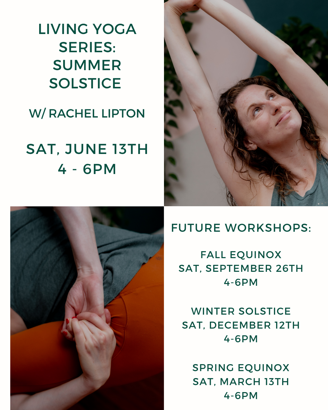 Living Yoga Series: Summer Solstice with Rachel Lipton