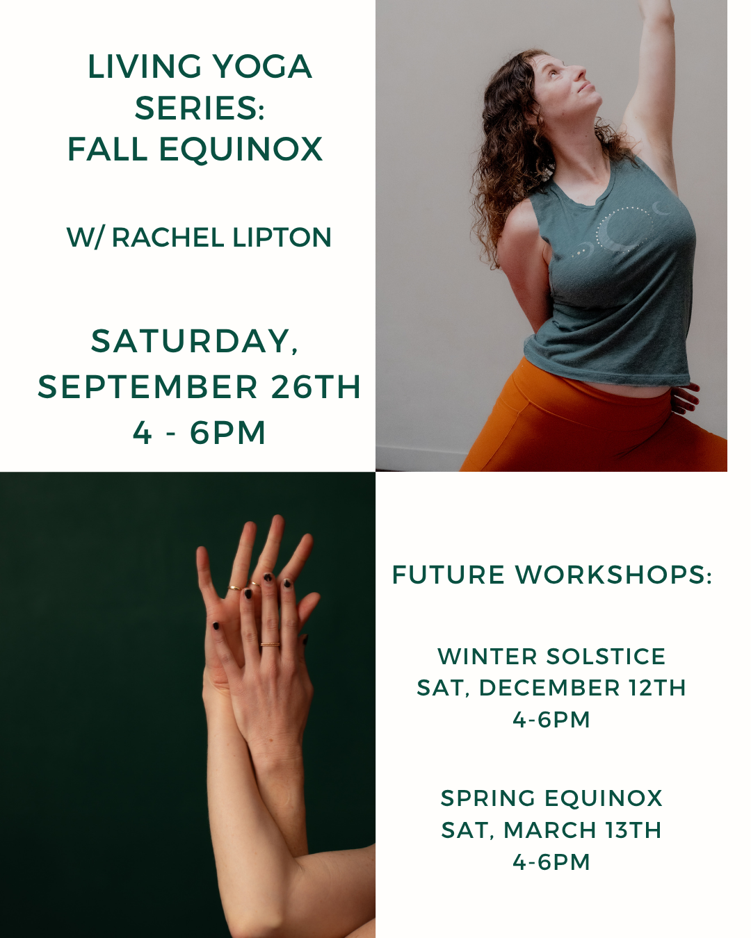 Living Yoga Series: Fall Equinox with Rachel Lipton