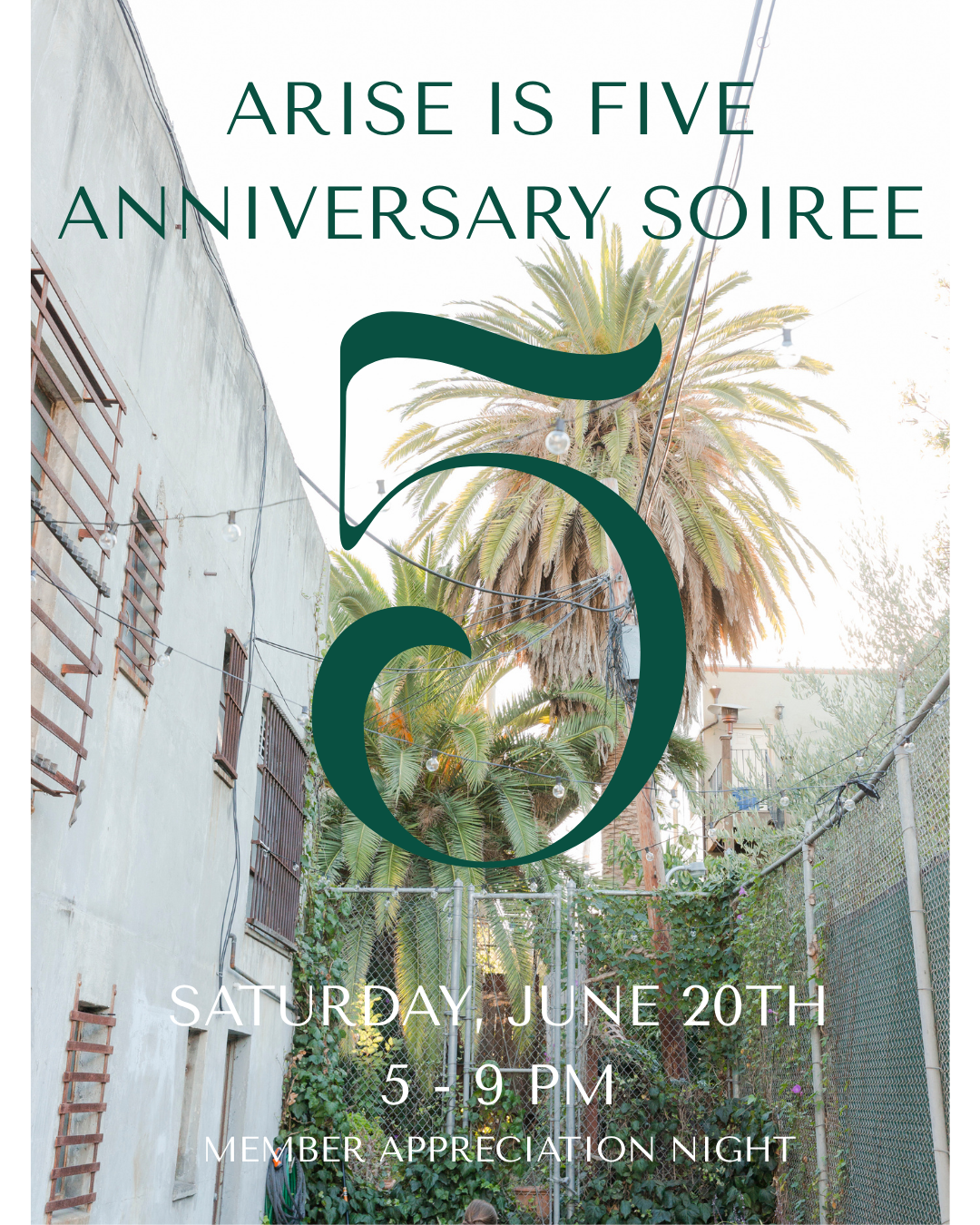 Arise's 5th Anniversary Party