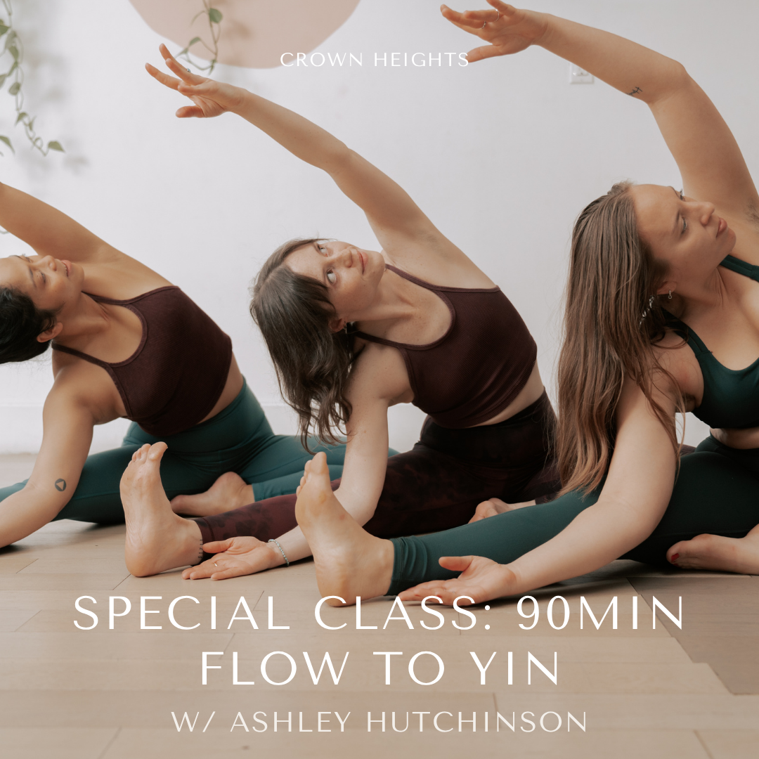 90 Minute Flow to Yin with Ashley Hutchinson