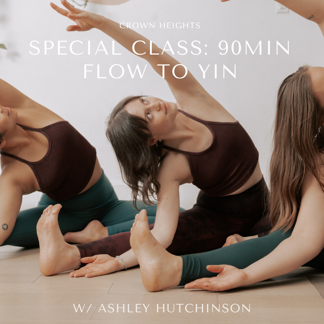 90 Minute Flow to Yin with Ashley Hutchinson