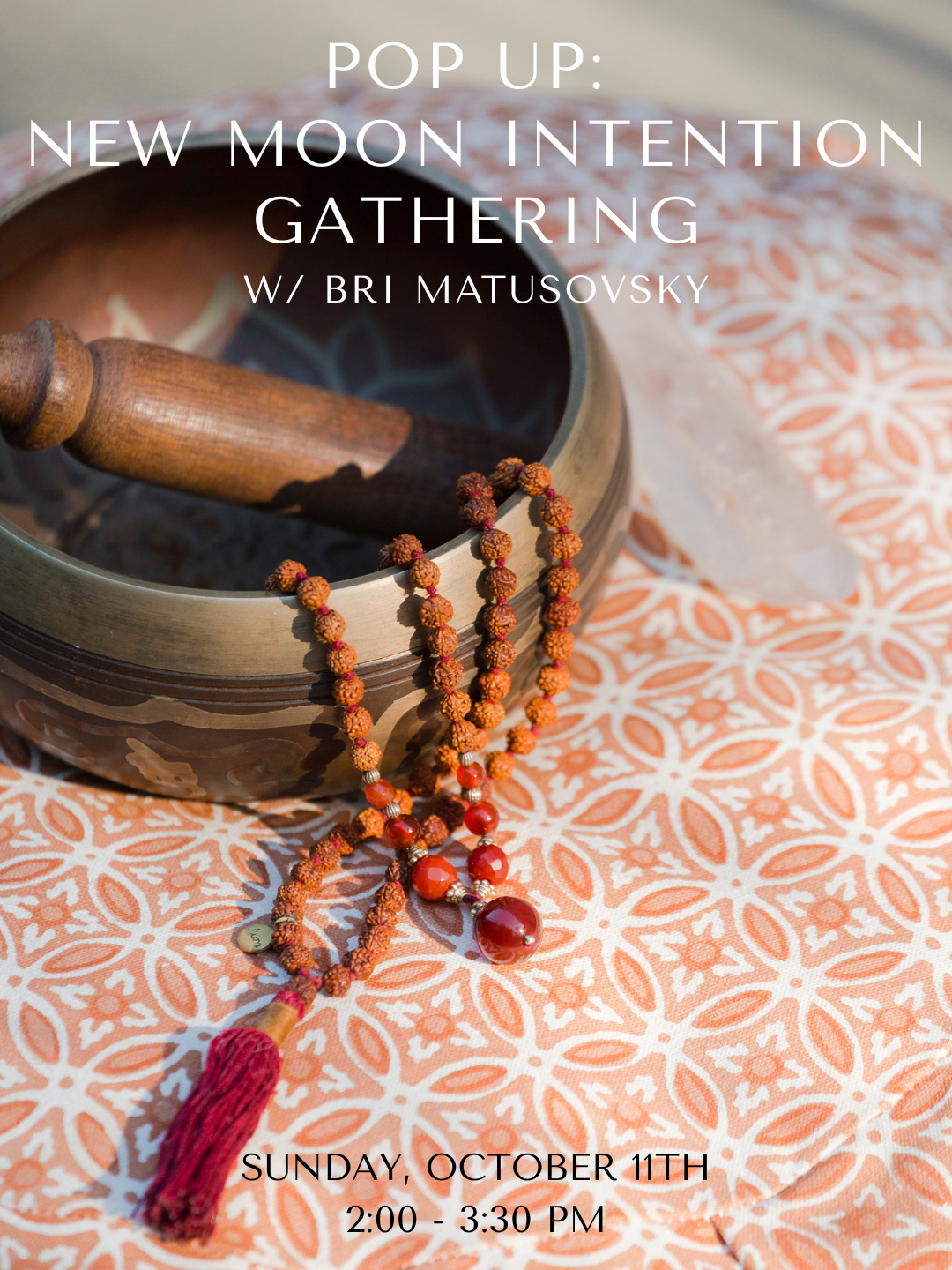 New Moon Intention Gathering with Bri Matusovsky