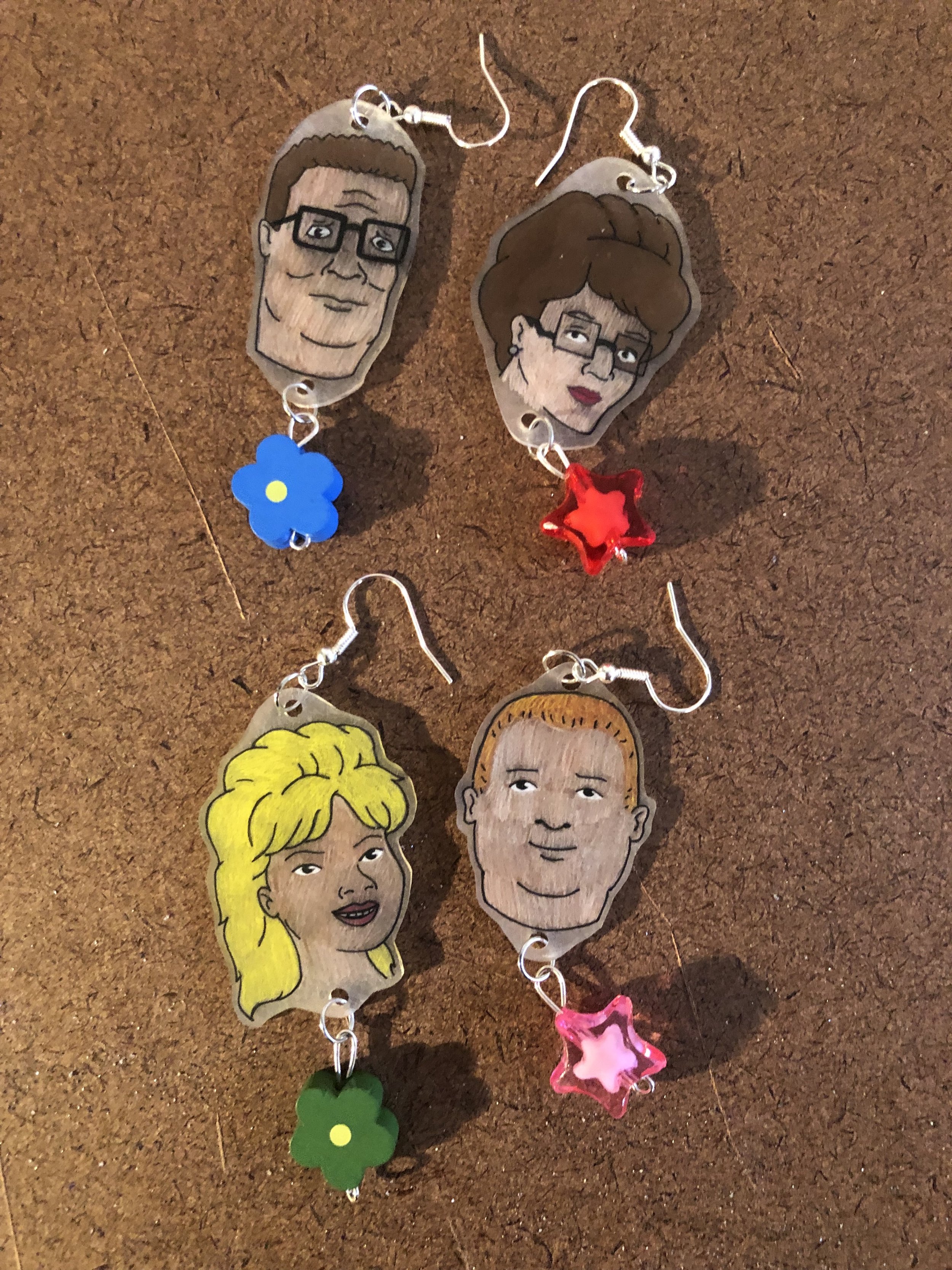 King of the Hill Earrings