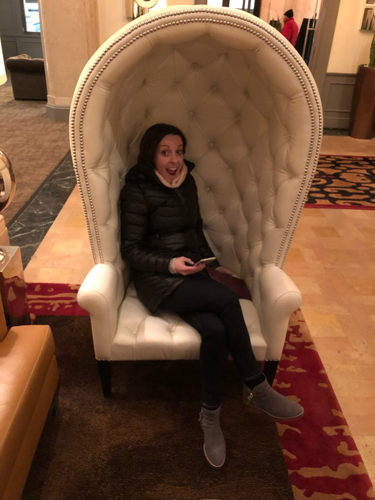 Small Human, Large Chair
