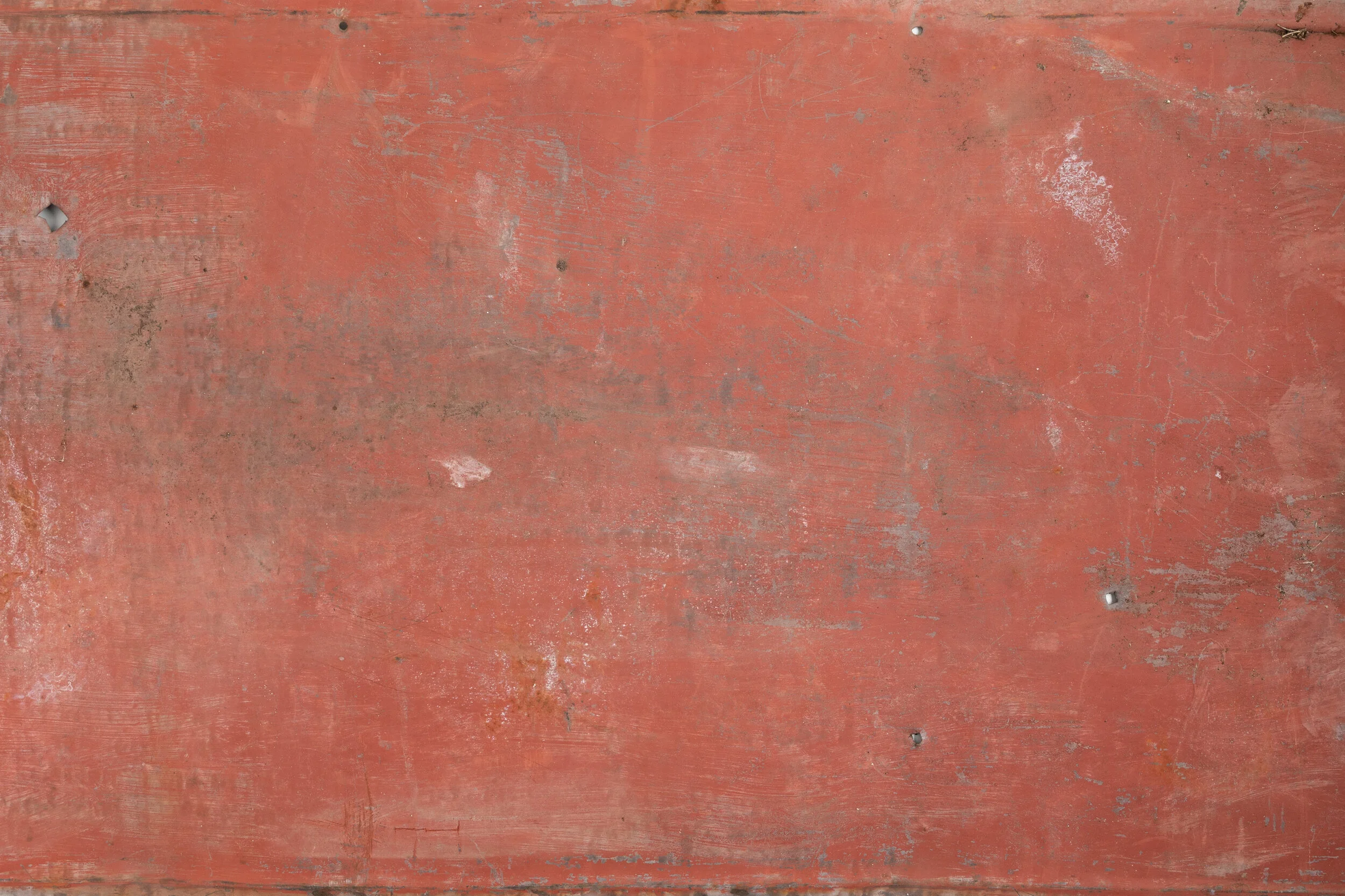Red Metal Barn Door