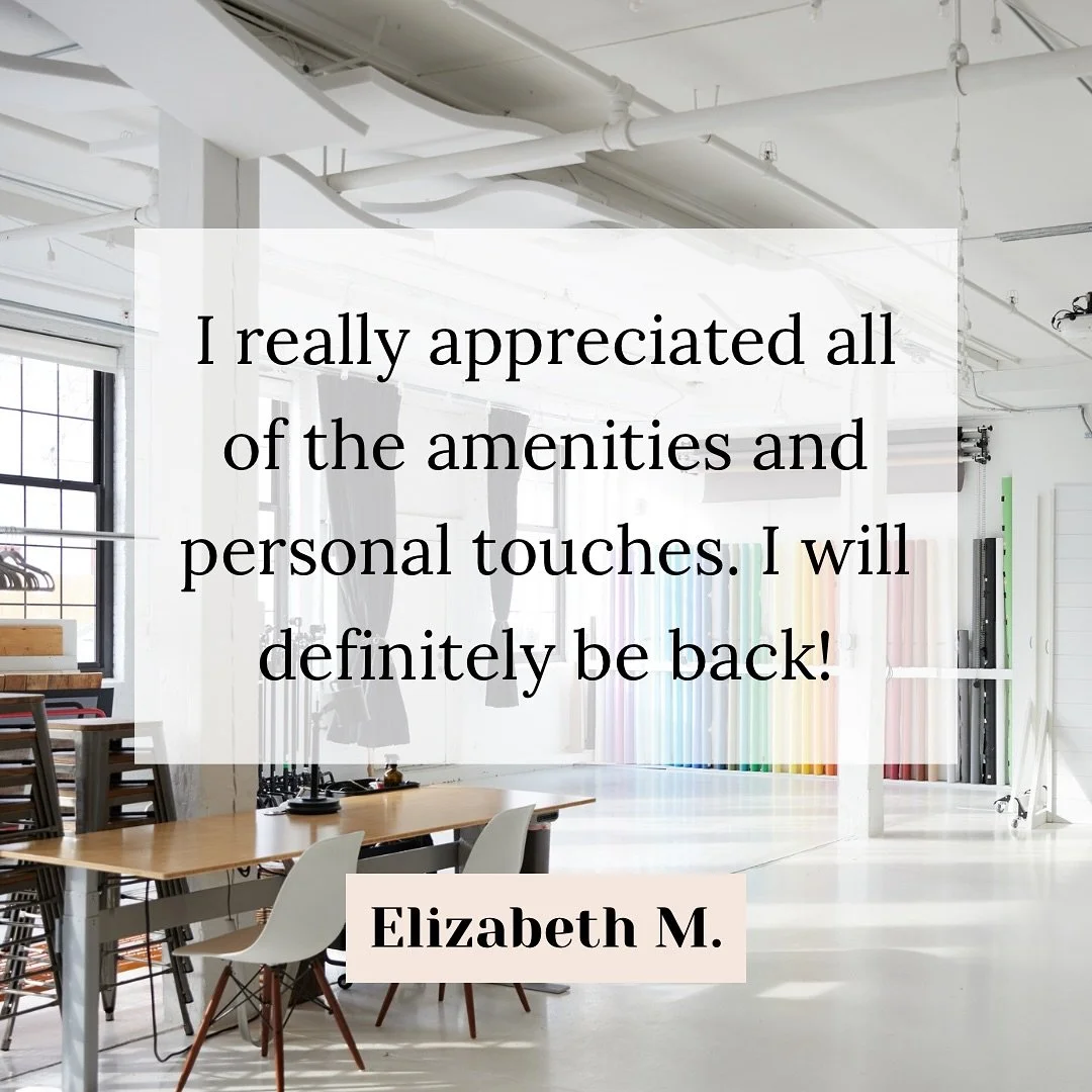 The little things matter. 🤍
What can we do to help make your project go as smoothly as possible? Just let us know! We’re happy to accommodate.
#CustomerTestimonial #CustomerQuote #MinneapolisPhotographyStudio #MinneapolisStudio