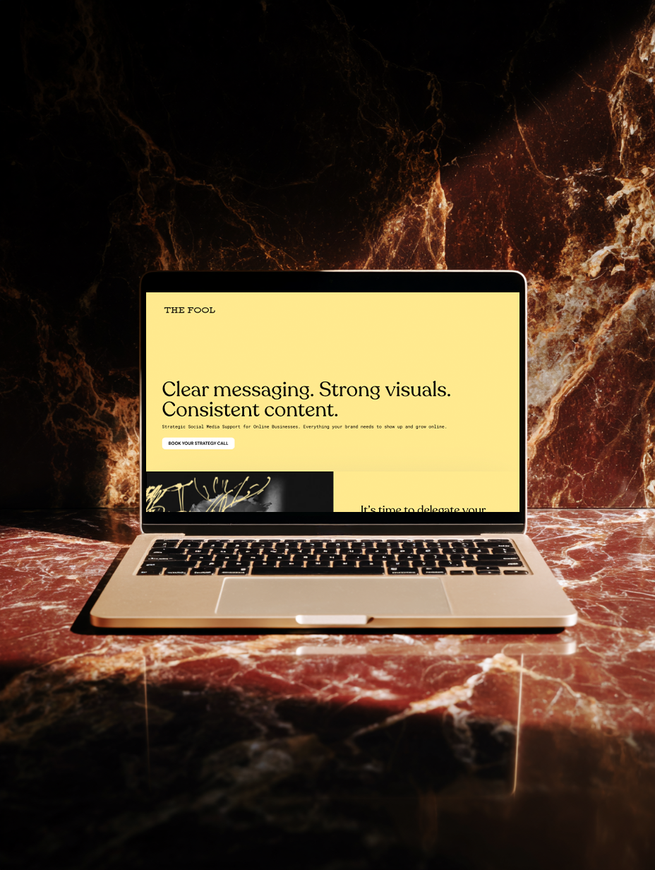 The Fool Landing Page Website Template