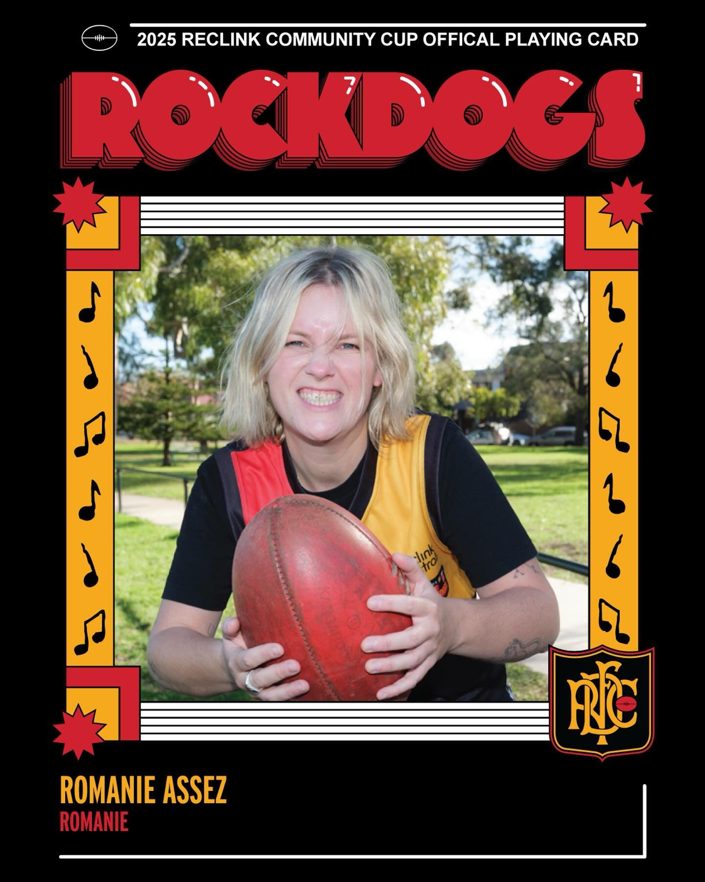 WOOF not entirely sure how i ended up here but it is with extreme honour and excitement to announce i will be playing footy for the @rockdogsfc at the @reclinkcommunitycup this Sunday! 🏉

come watch the big game, get your tickets and support the cau