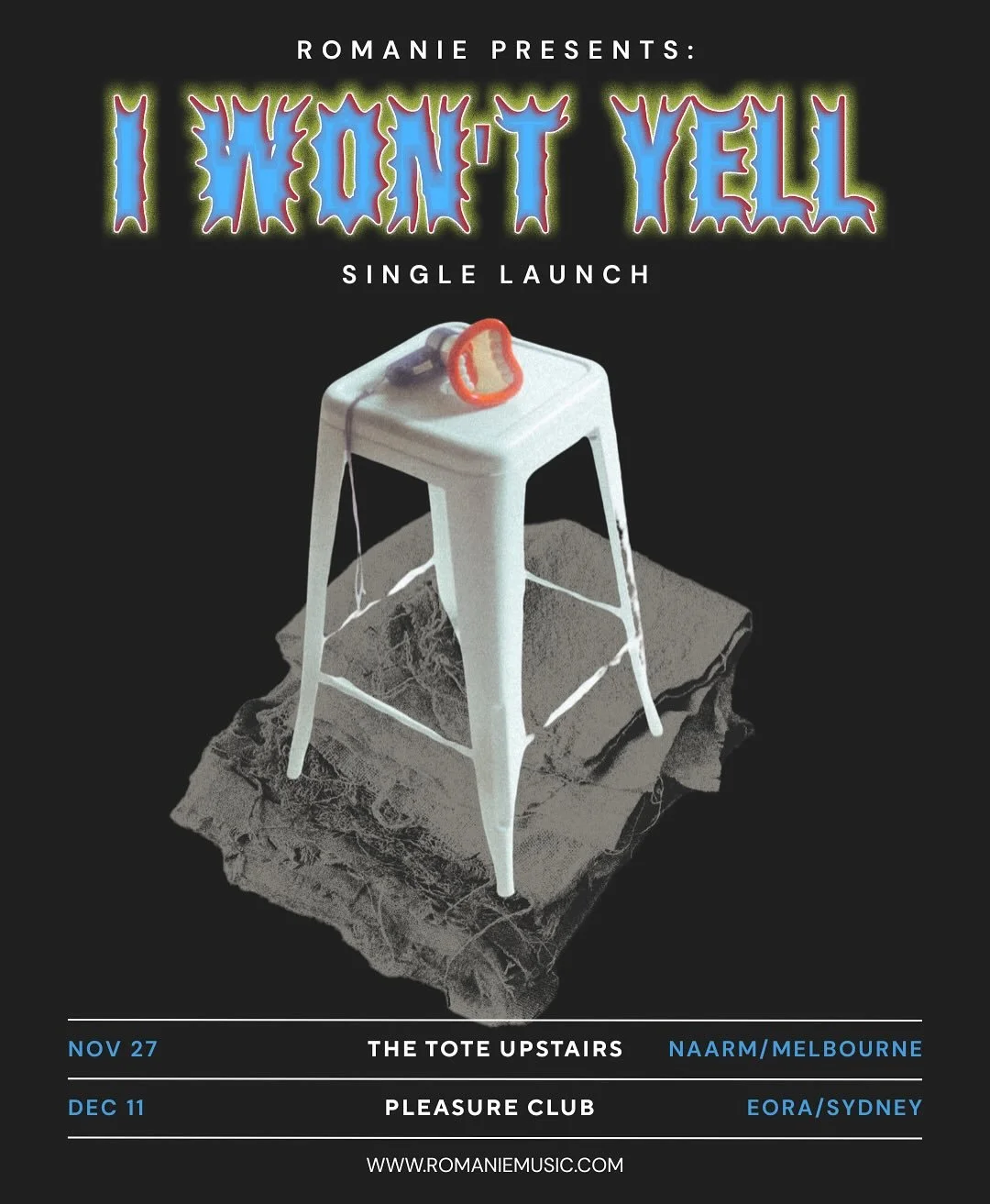 To celebrate a new song arriving next week we will be playing two very special headline shows in Naarm + Eora with full band

Melb show at @thetotehotel with @norwood.band + @hassallgram on Nov 27 // Syd show (free entry) at @alwaysapleasure.club wit