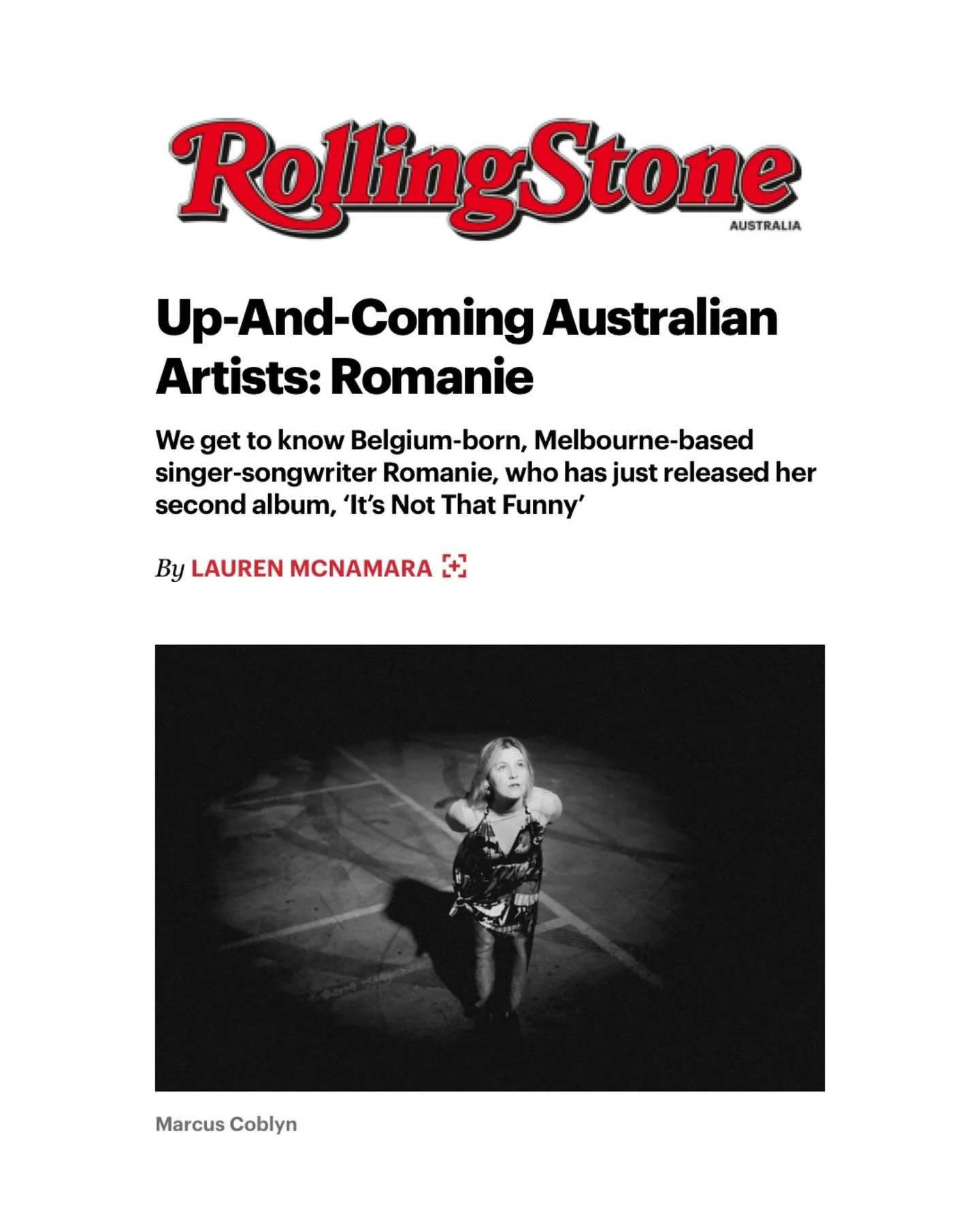 thank you @rollingstoneaus &hearts;︎ link to the full interview in my bio &hearts;︎