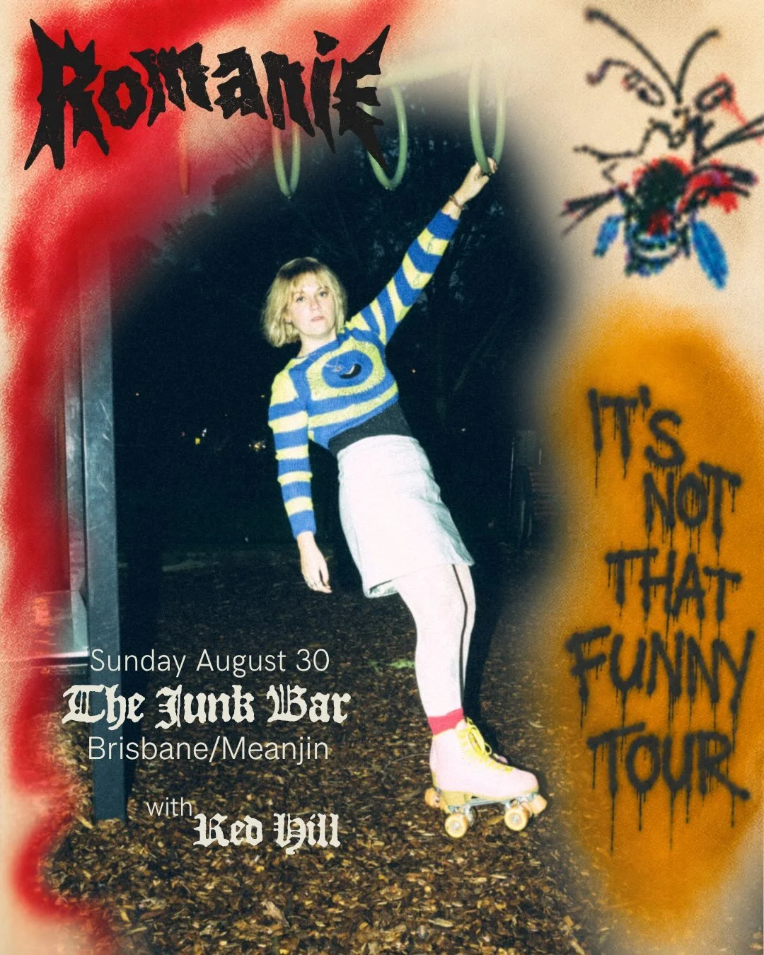 ☆ SUN AUG 30 @thejunkbar with @redhillbandnotsuburb ☆

tour kicks off next week in the city where it all started for me ⋆.𐙚 ̊ i moved from belgium to australia for the first time when i was 18 on exchange in meanjin/brisbane with a dream and a guita