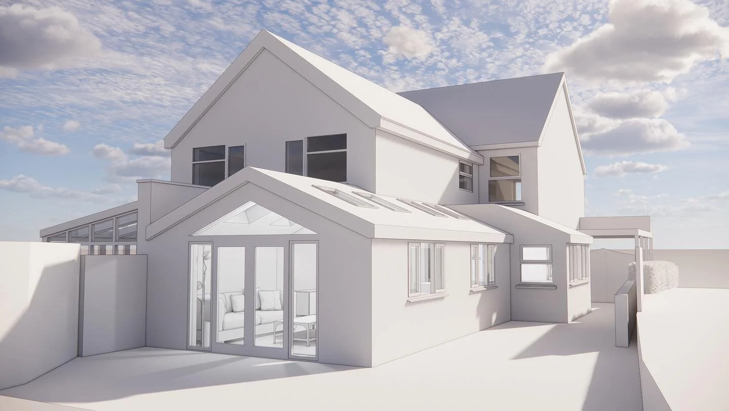 Planning permission achieved today for this large rear extension in Balcombe. Always a win when it&rsquo;s in the conservation area too 👊very excited for the family who I am working with who will benefit hugely from the extra space and improved layo