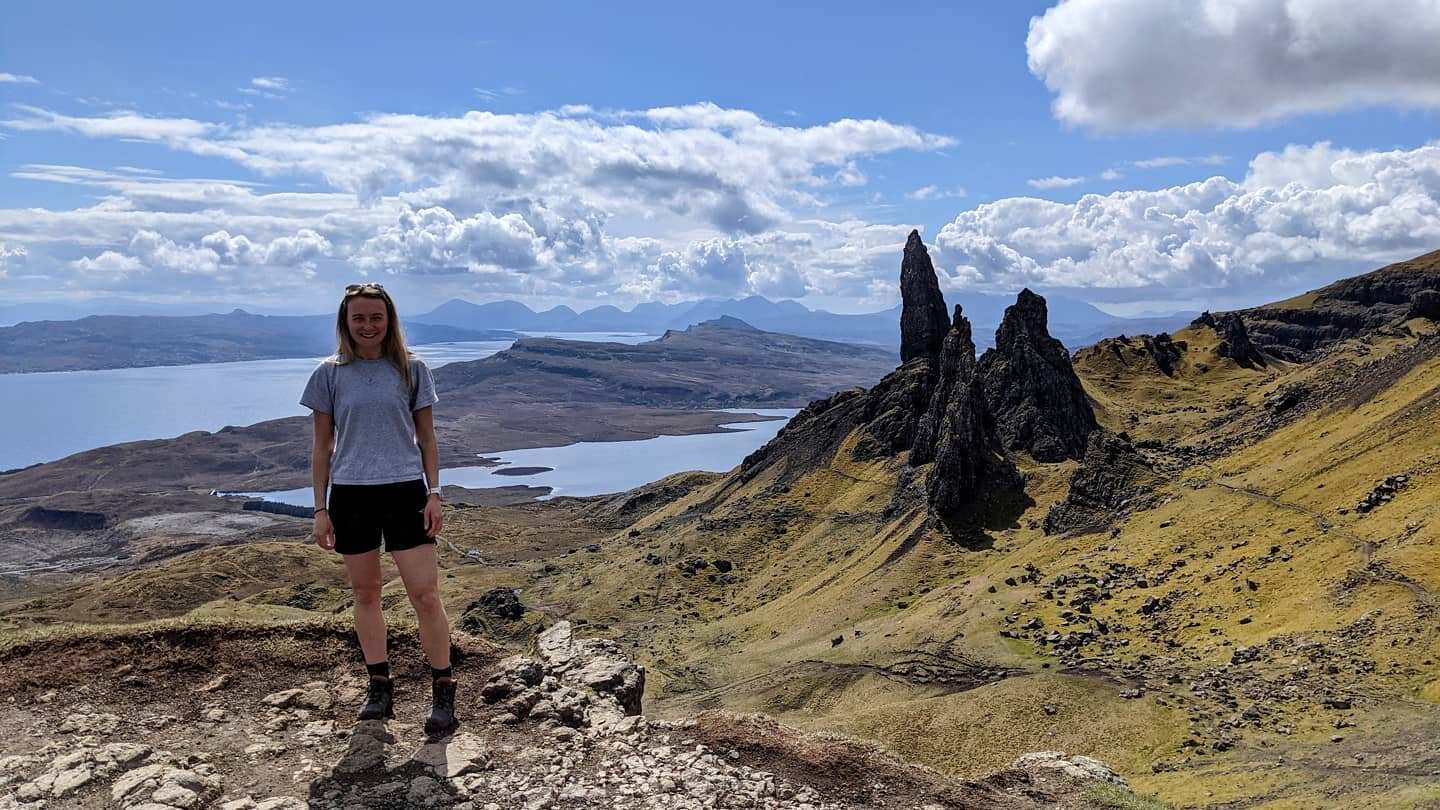 Exploring the Isle of Skye. The old man did not disappoint 😍