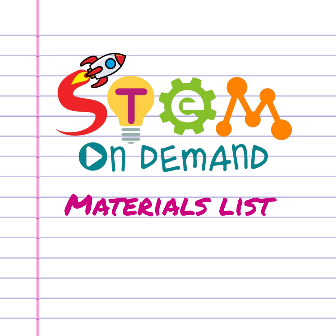 Activity Materials List