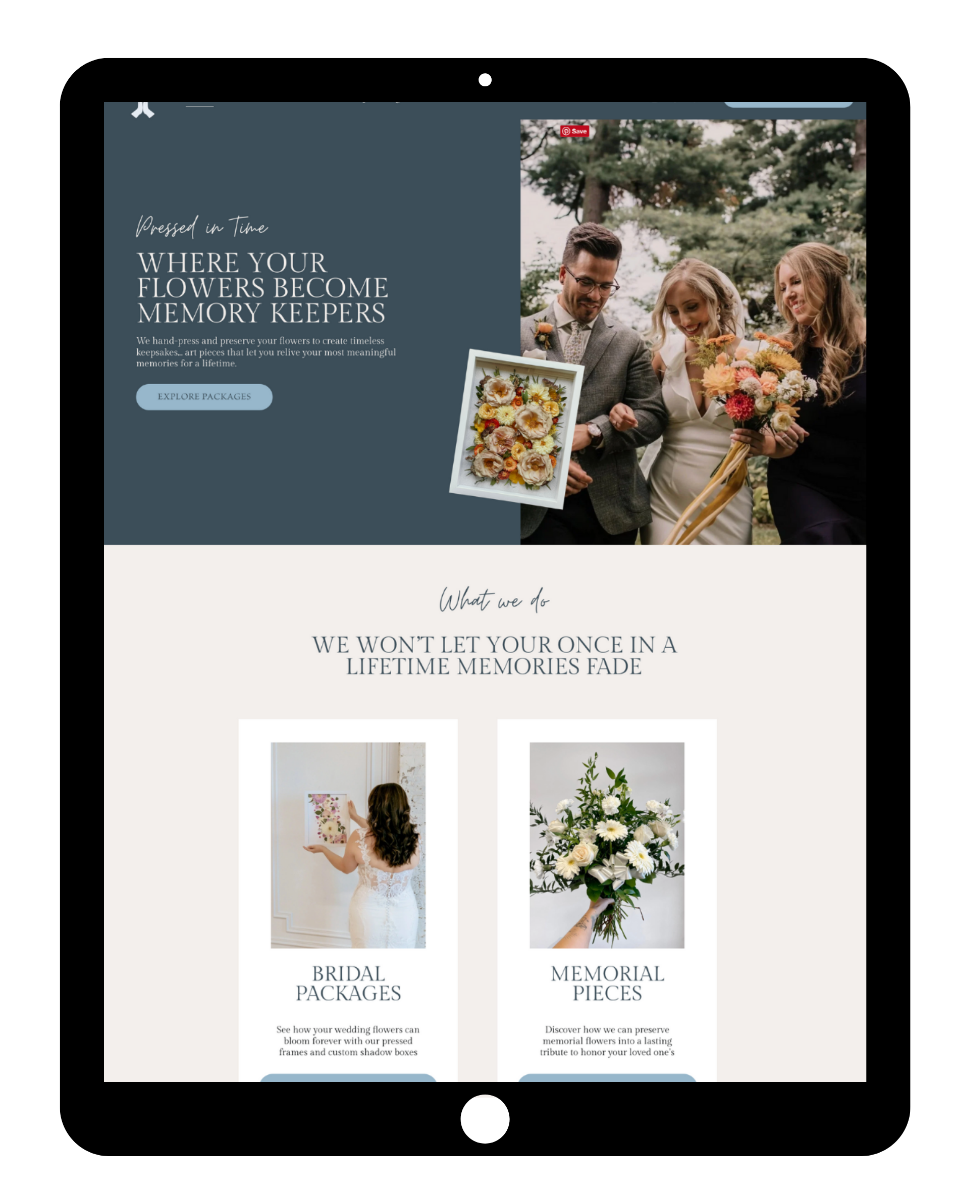 Squarespace websites for creatives