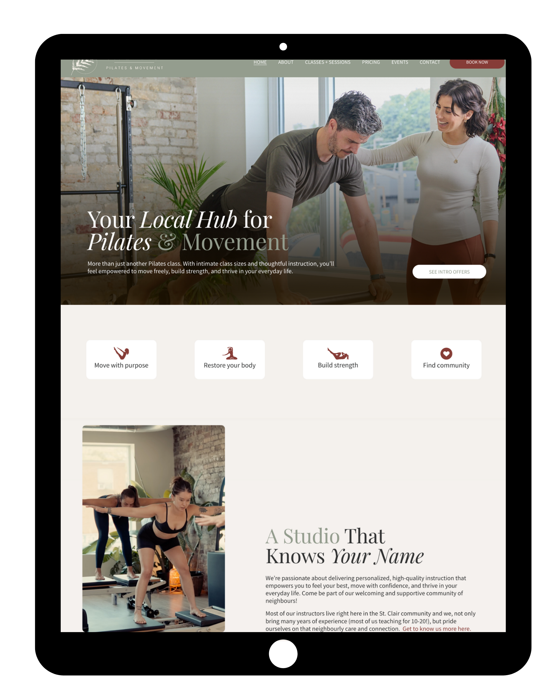 The best website templates for dancers