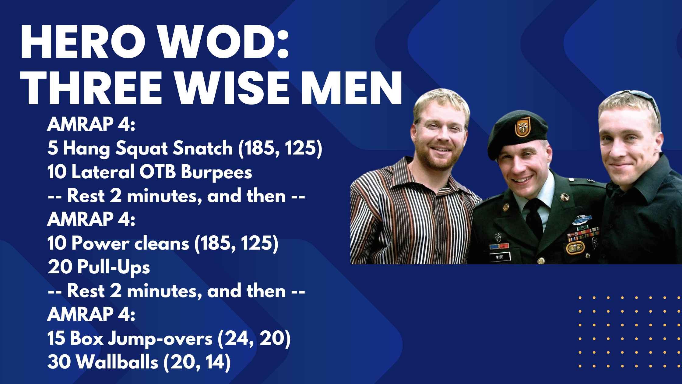 Hero WOD: Three Wise Men