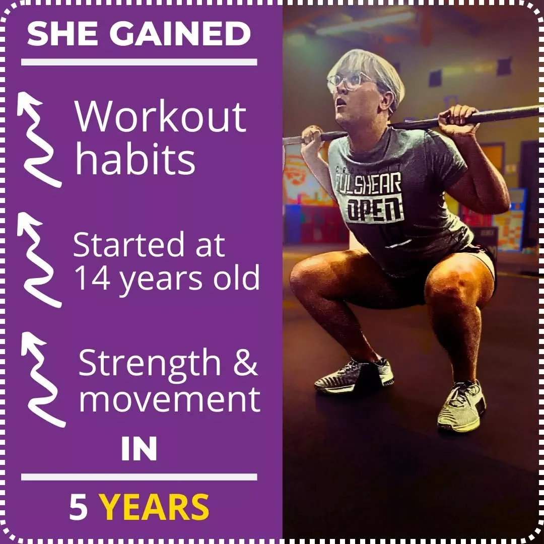 Want to get results like our clients? The secret is consistency!
.
1️⃣ Find a program you trust.
- Consistency is nearly impossible if you doubt your program will work. I learned this the hard way.
- I joined aerobic classes at a big box gym when I s