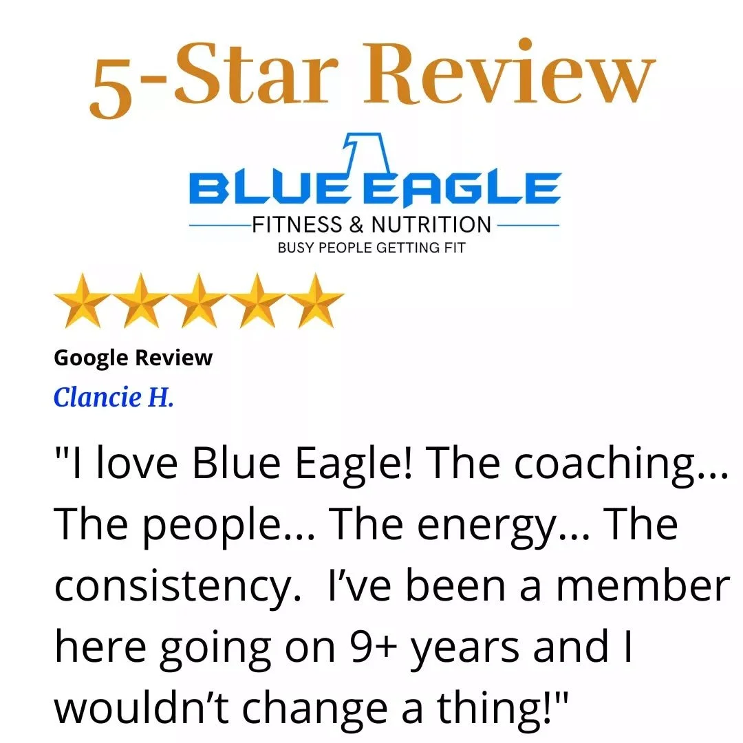 🦅 Blue Eagle: Busy People Getting Fit 💪
.
Our coaching is intentional 🎓, and our clients see real results 💥.
.
🌀 We coach you to move well 1st, move consistently 2nd, then (and only then) do we add intensity&hellip;
.
Our programming changes dai