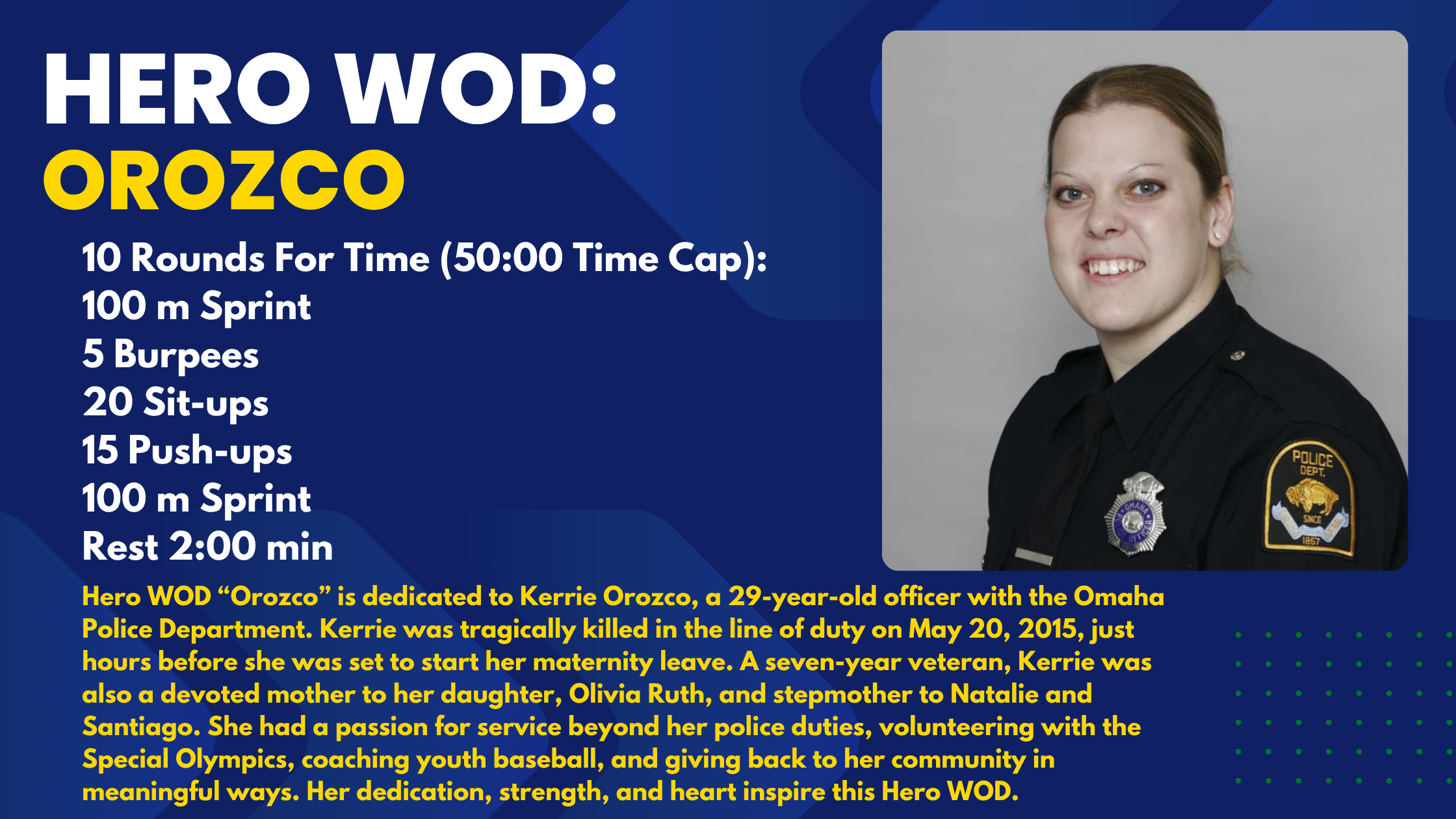 Hero WOD Orozco: Sprint &amp; Strength Tribute