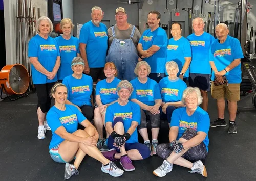 Forever Fierce senior adult fitness at Blue Eagle in Fulshear TX