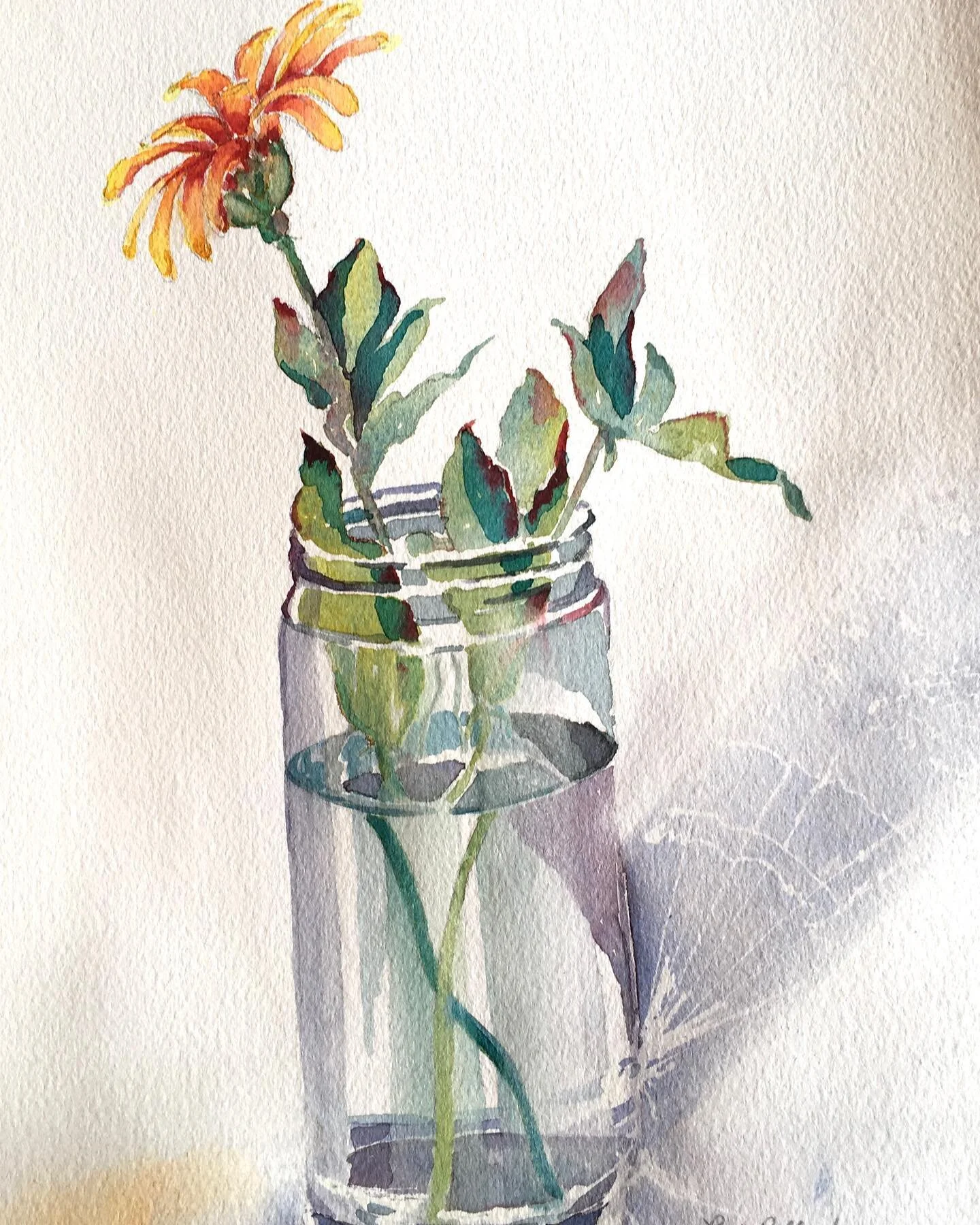Today is &ldquo;National Plant a Flower Day&rdquo;. When in doubt, plant some flowers. #watercolors #flowerart #womenartists #artforsalebyartist #watercolorist #watercoloring #femaleartists #emergingartist #womenwhopaint #watercolorartwork #floraldes