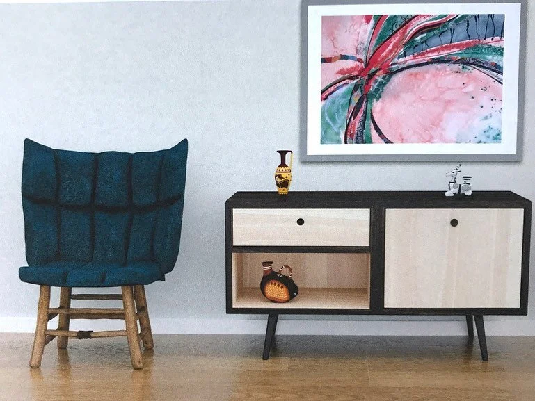 Let&rsquo;s pretend everything is peachy. Okay?  #abstractartwork #contemporaryartwork #abstract #abstractart #abstractlovers #abstractcollage #watercolors #emergingartists #californiaartist #abstractwatercolor #artmaker #womenartistsofinstagram #buy